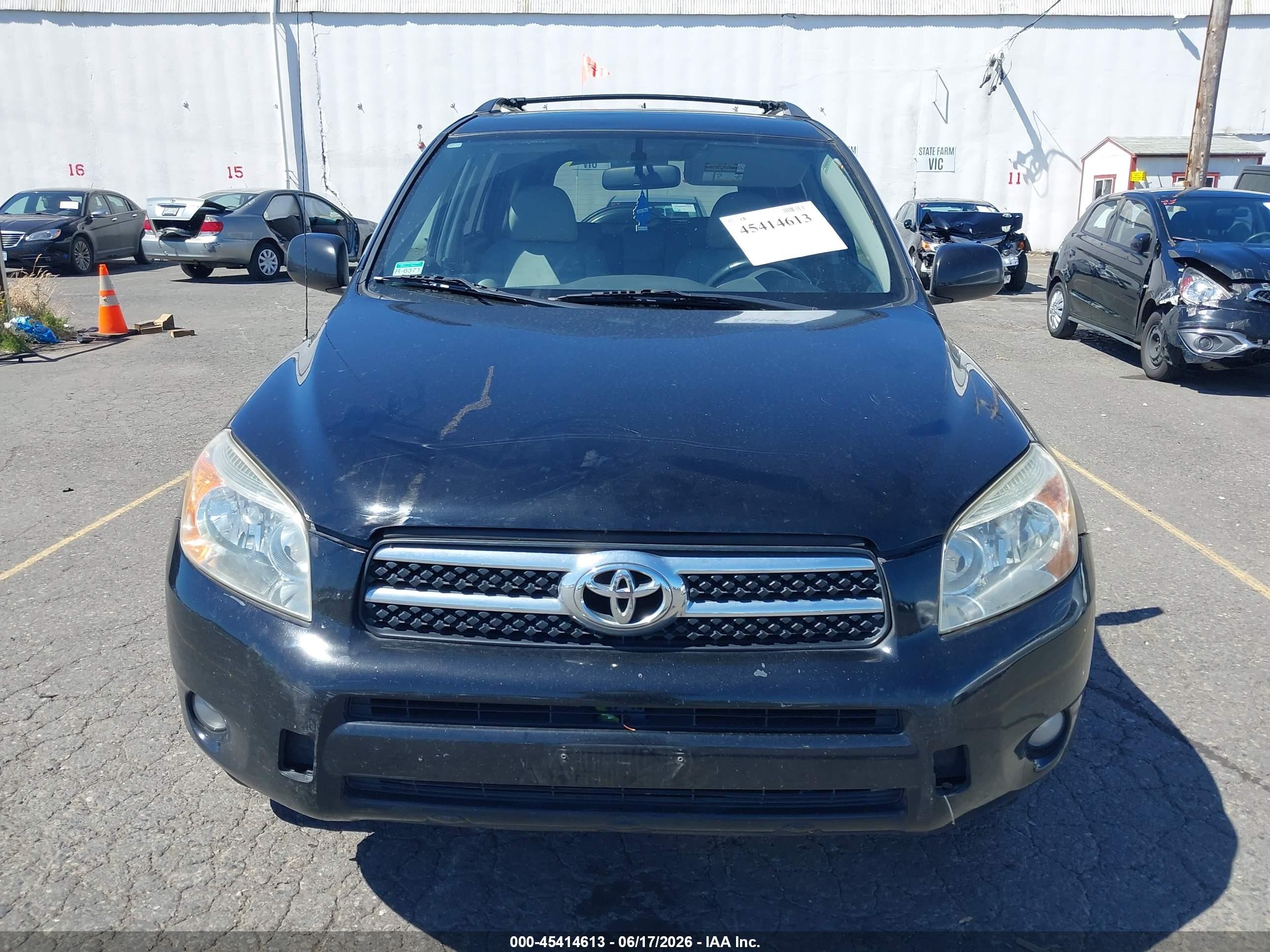 2006 Toyota Rav4 Limited Black vin: JTMBD31V065042205