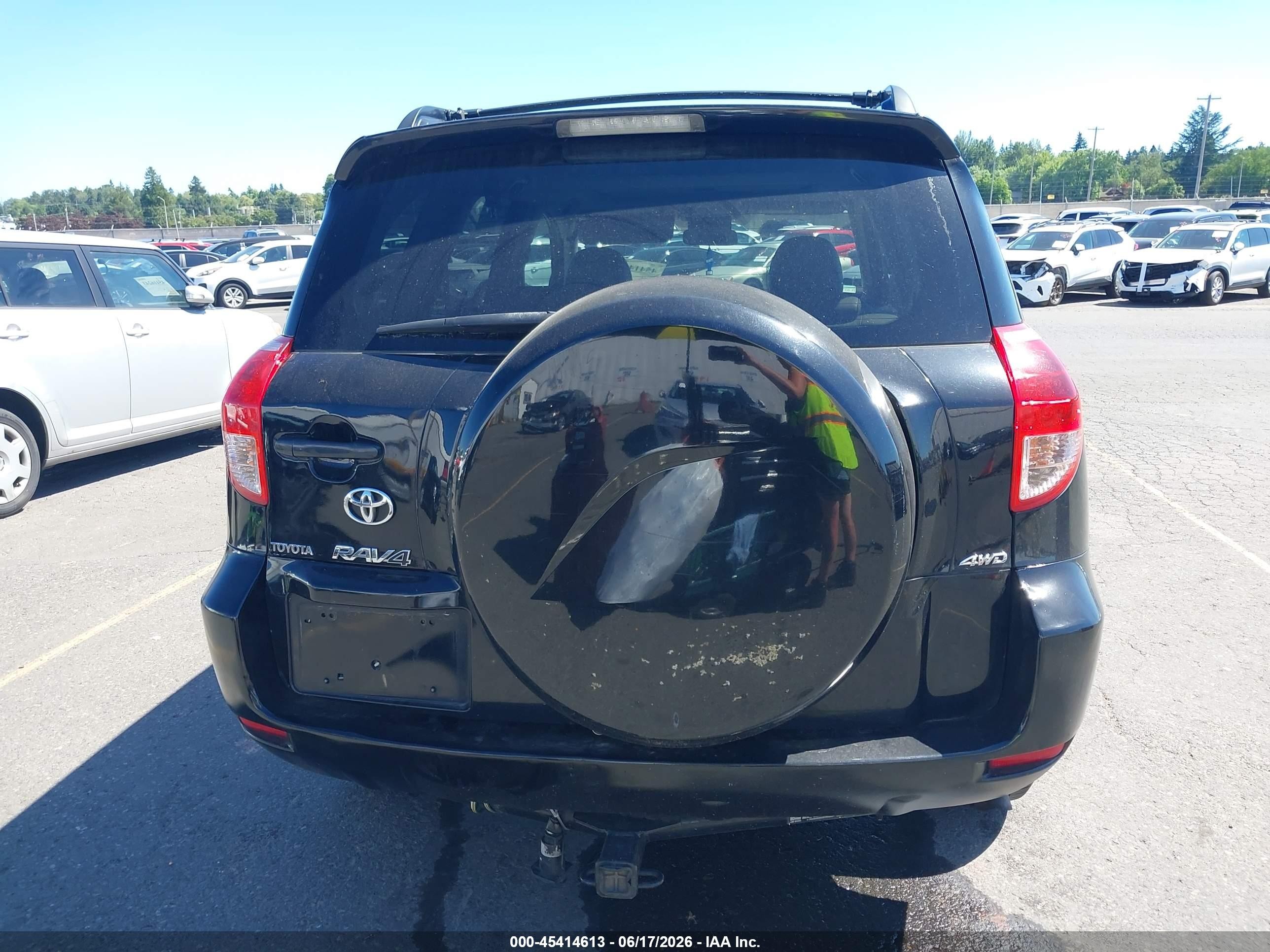 2006 Toyota Rav4 Limited Black vin: JTMBD31V065042205