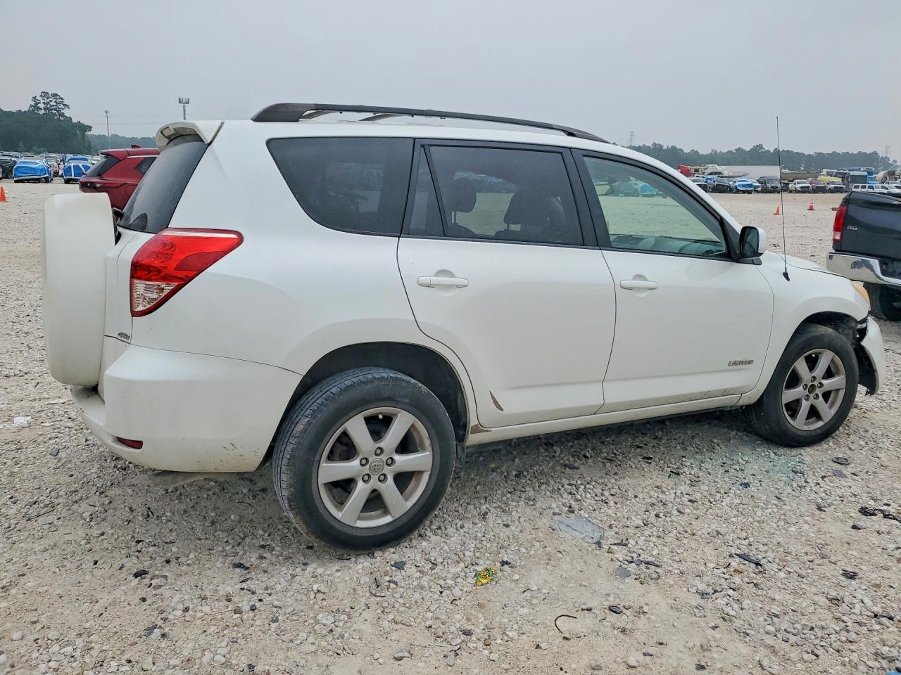 2006 Toyota Rav4 Limited White vin: JTMBD31V065044598