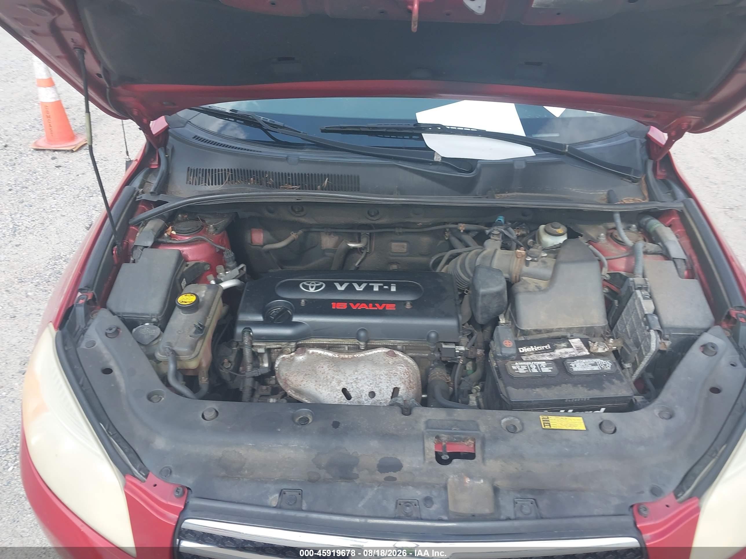 2007 Toyota Rav4 Limited Красный vin: JTMBD31V075078882