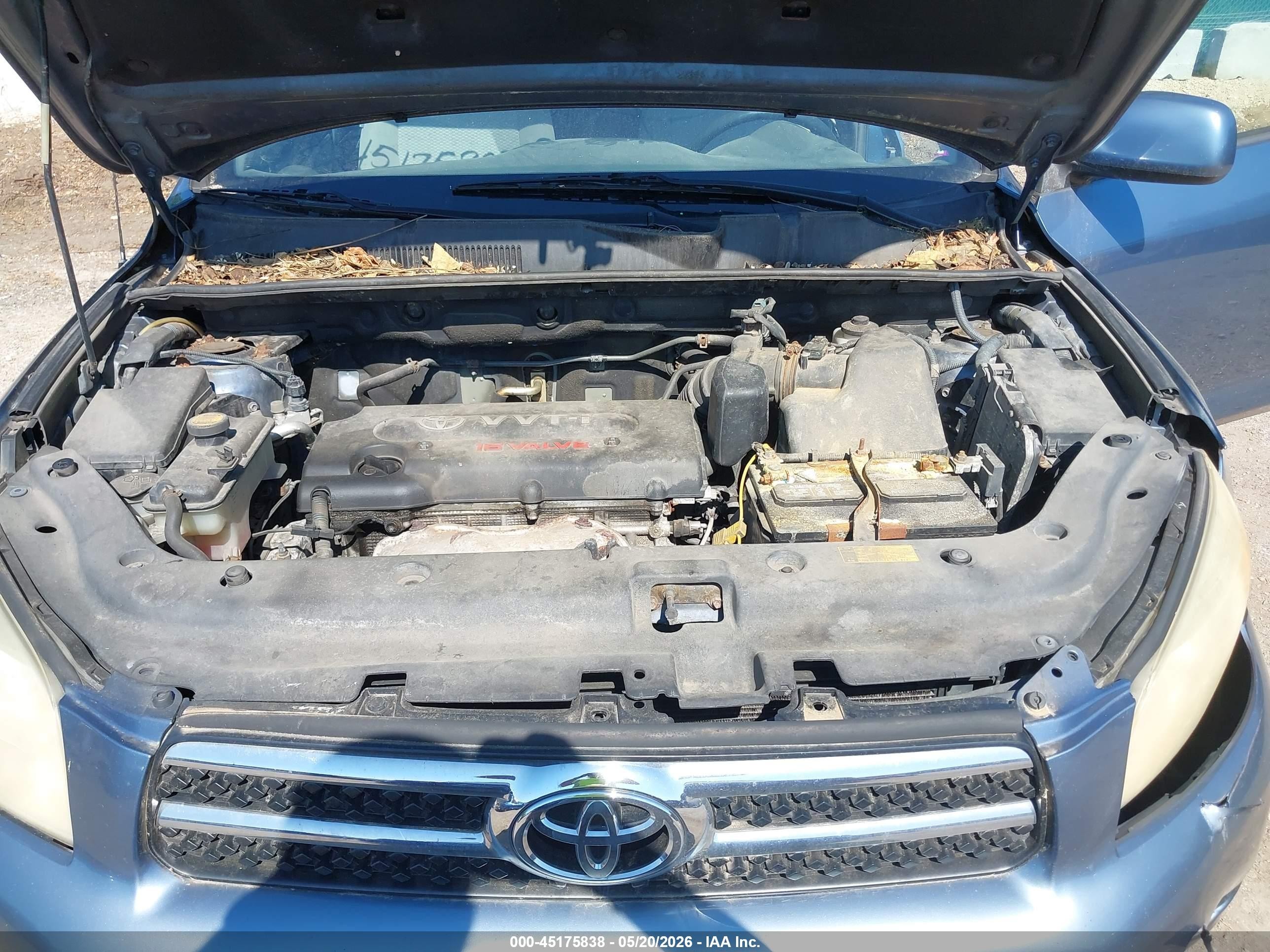 2007 Toyota Rav4 Limited Blue vin: JTMBD31V076025075