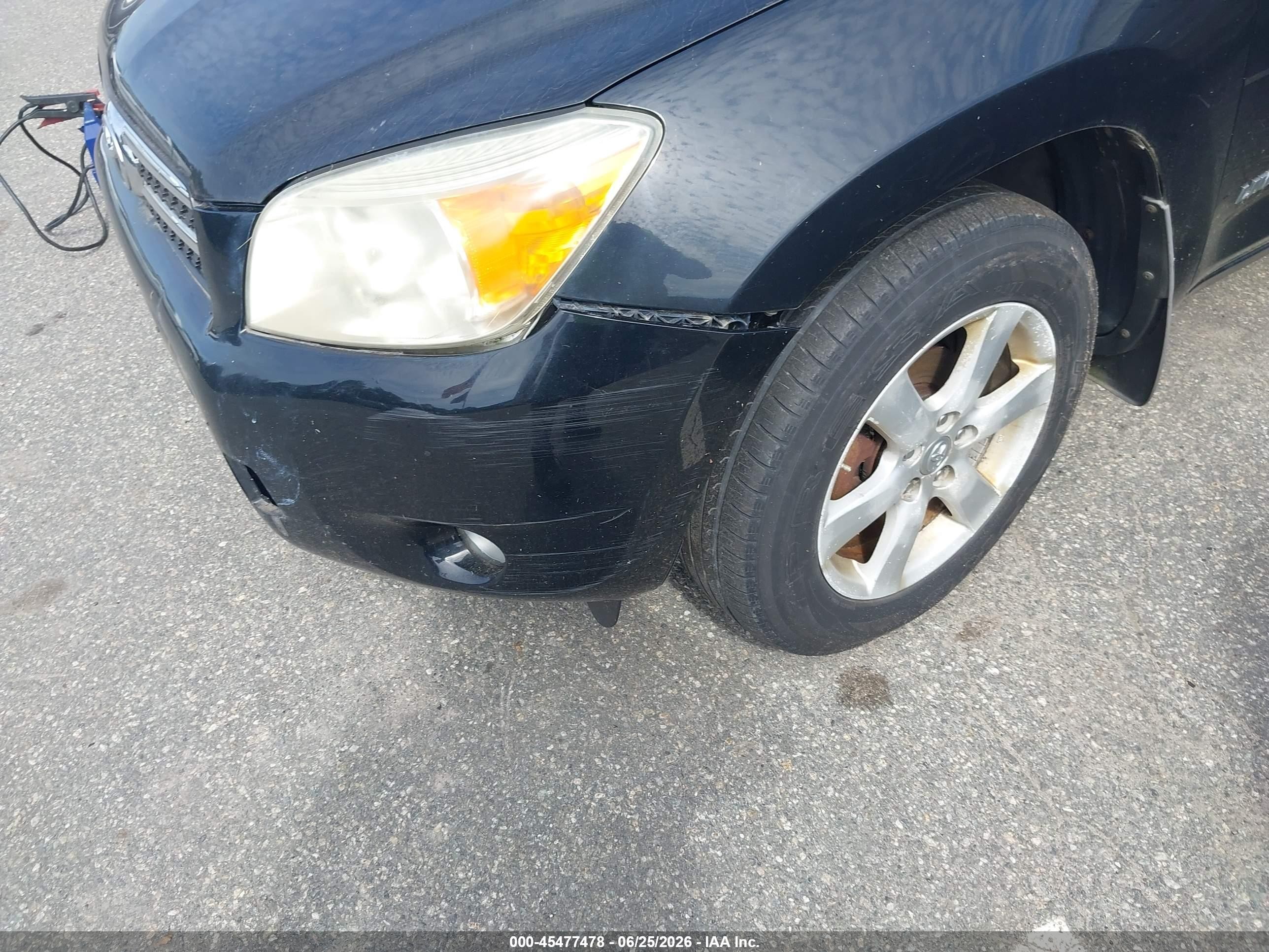 2008 Toyota Rav4 Limited Black vin: JTMBD31V085182015