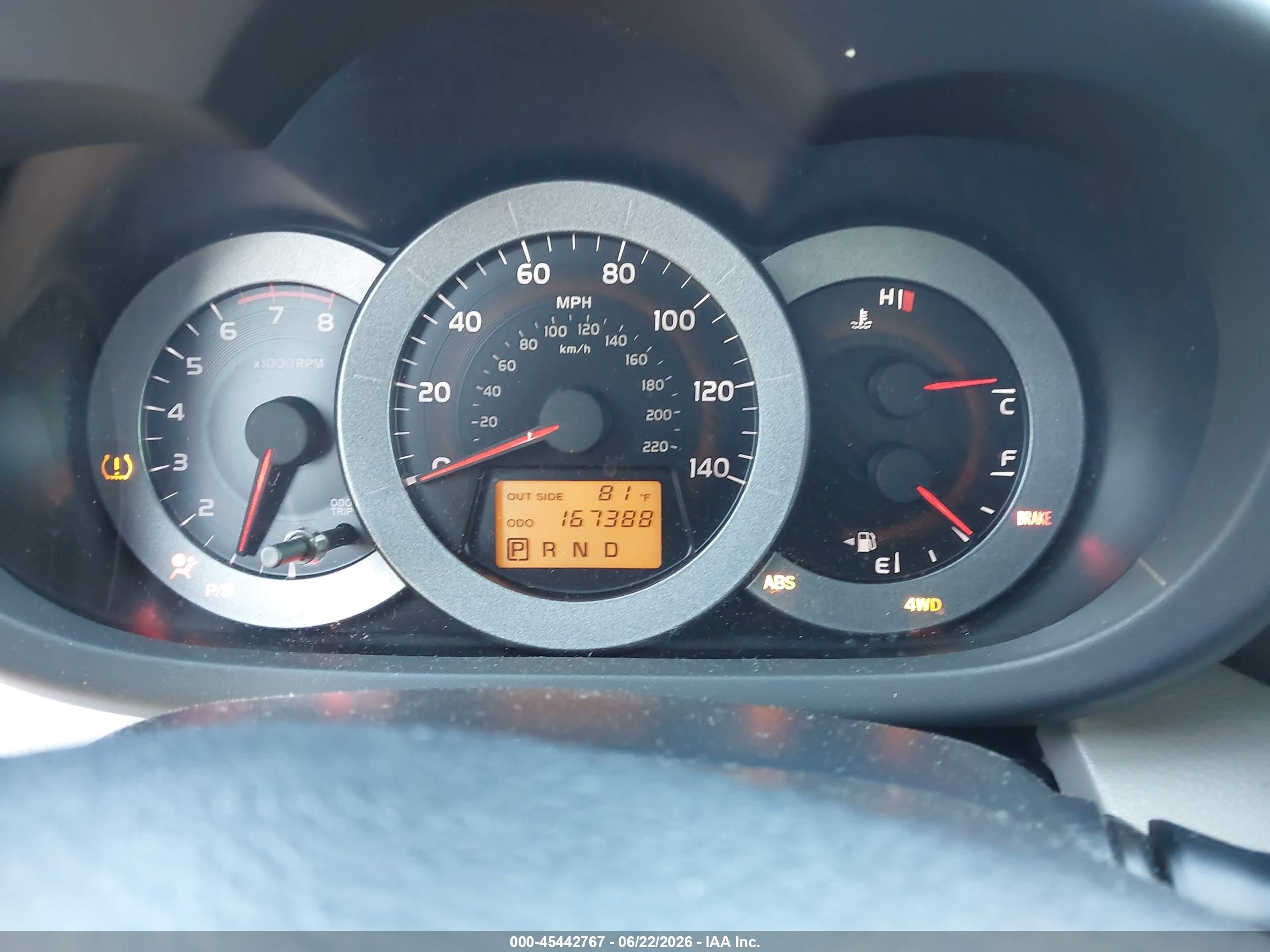 2008 Toyota Rav4 Limited Blue vin: JTMBD31V086067571