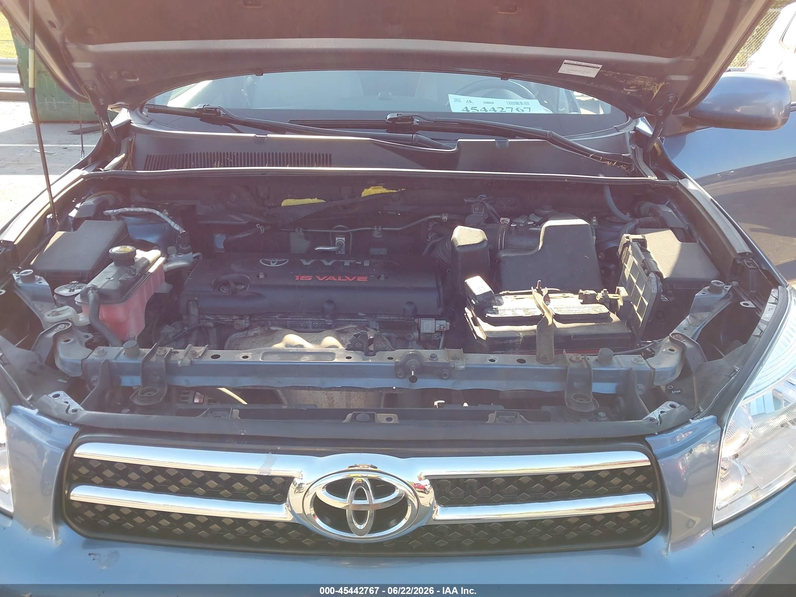 2008 Toyota Rav4 Limited Blue vin: JTMBD31V086067571