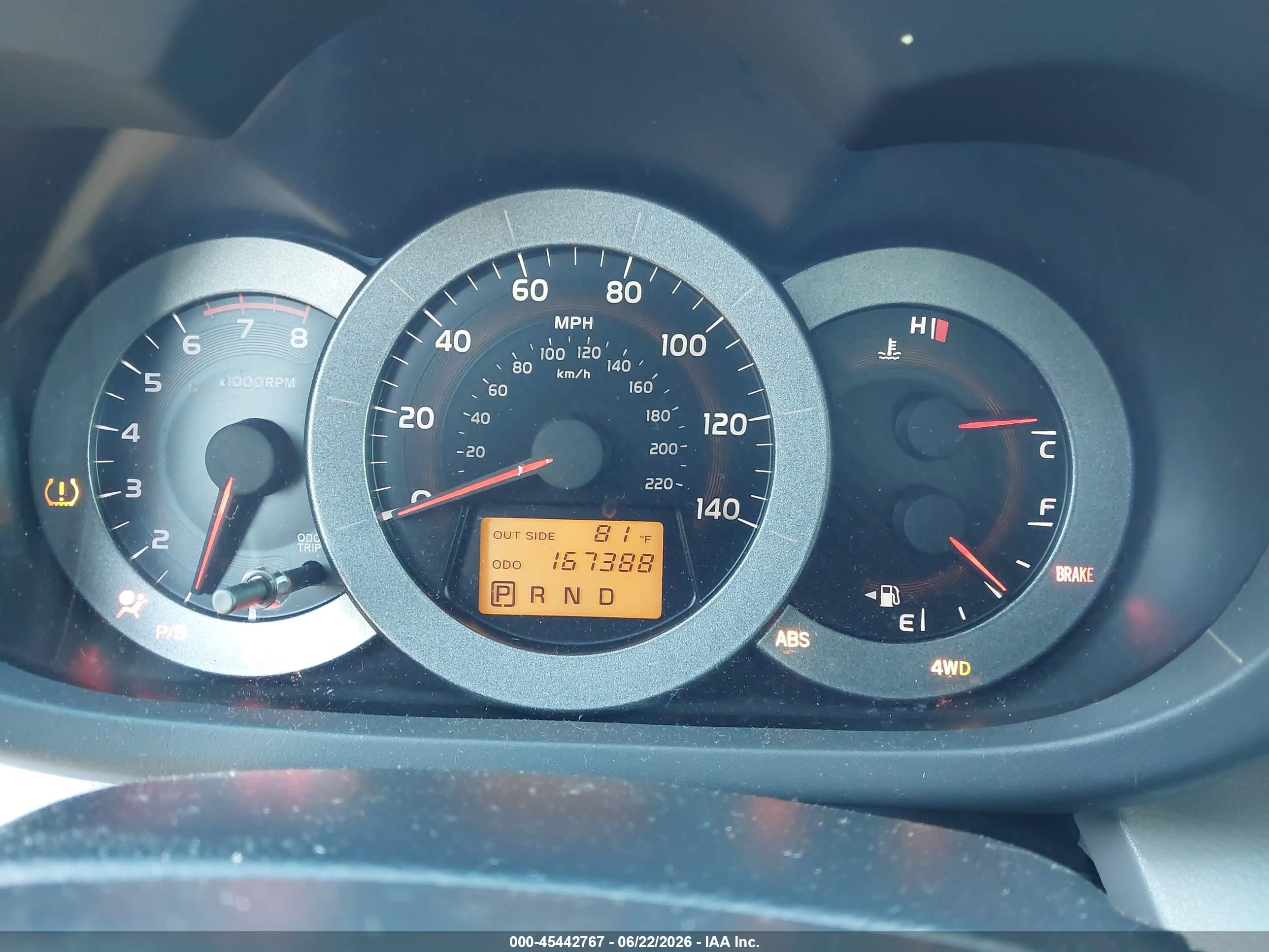2008 Toyota Rav4 Limited Blue vin: JTMBD31V086067571