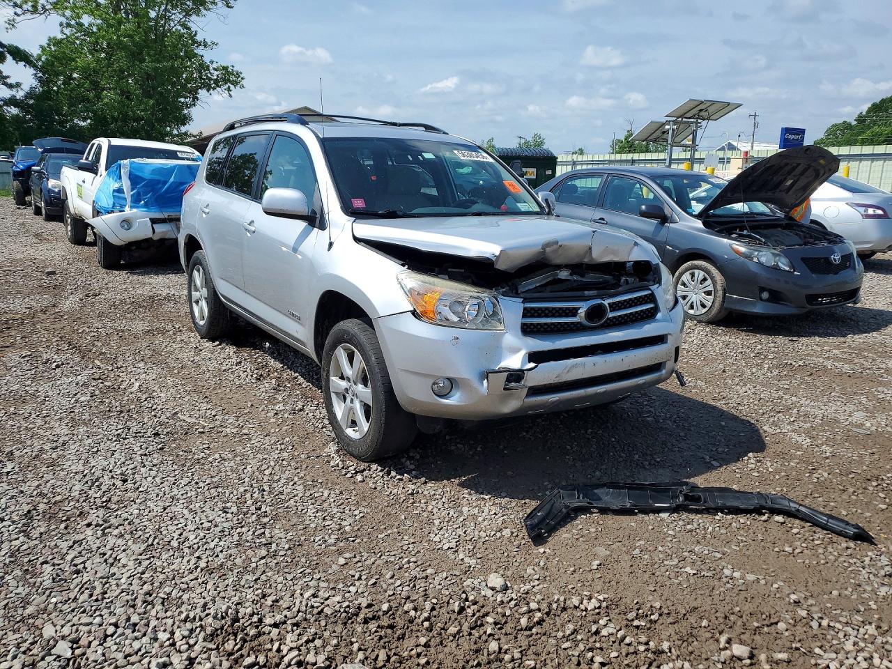 2008 Toyota Rav4 Limited Silver vin: JTMBD31V086077372