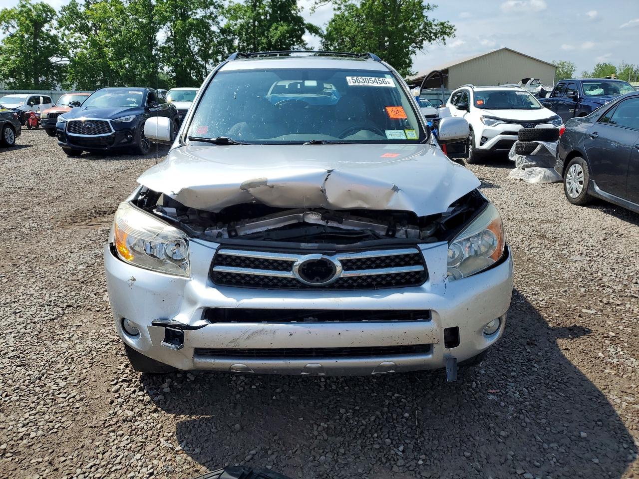 2008 Toyota Rav4 Limited Silver vin: JTMBD31V086077372