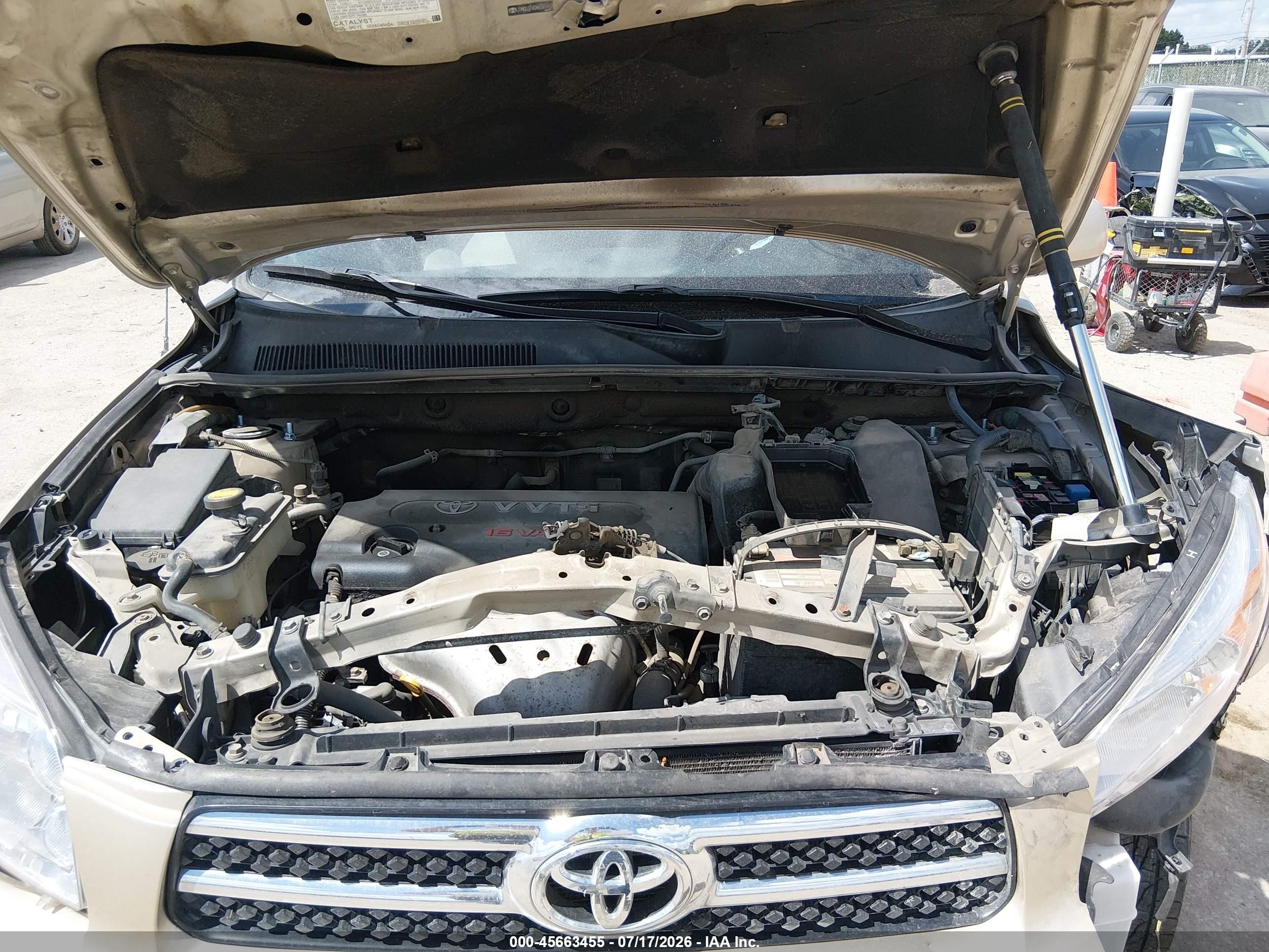 2008 Toyota Rav4 Limited Gold vin: JTMBD31V086081762