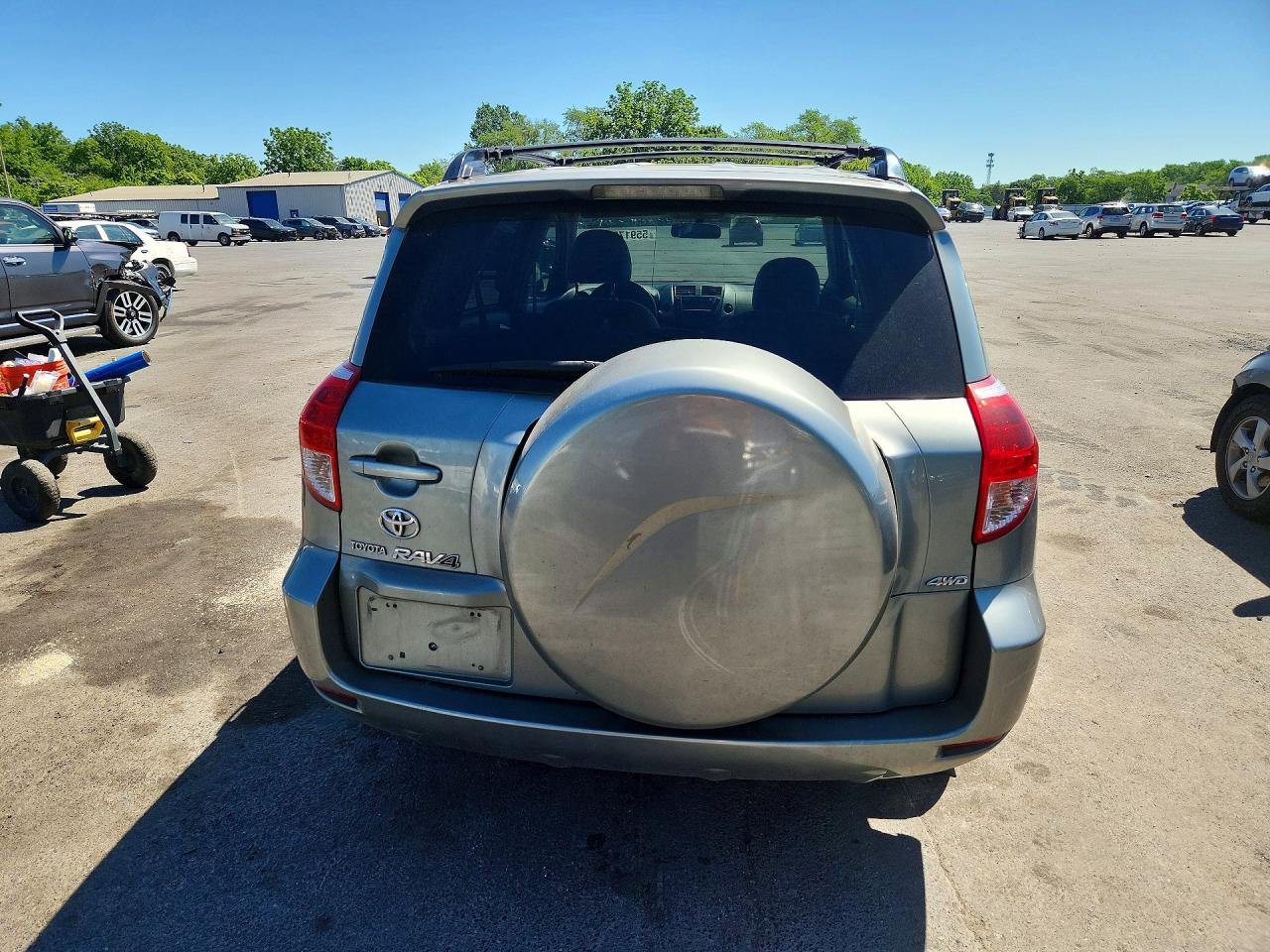 2006 Toyota Rav4 Limited Silver vin: JTMBD31V165002439