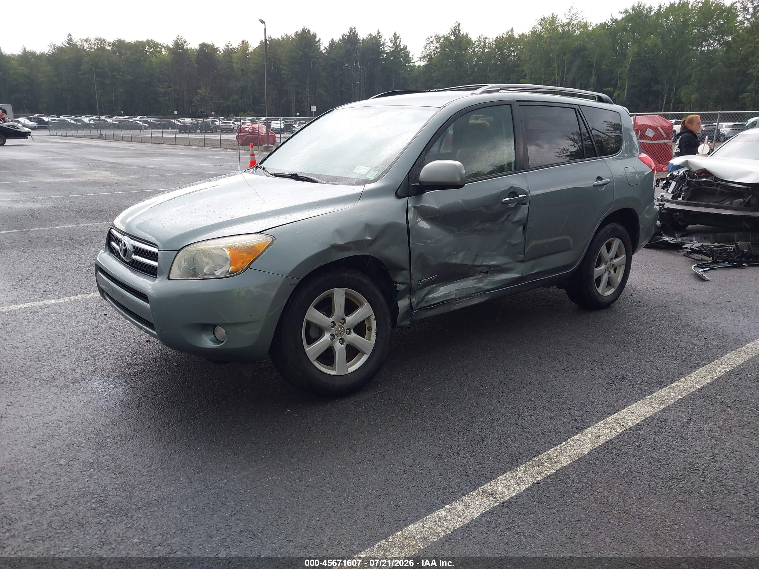 2006 Toyota Rav4 Limited Light Blue vin: JTMBD31V165023064