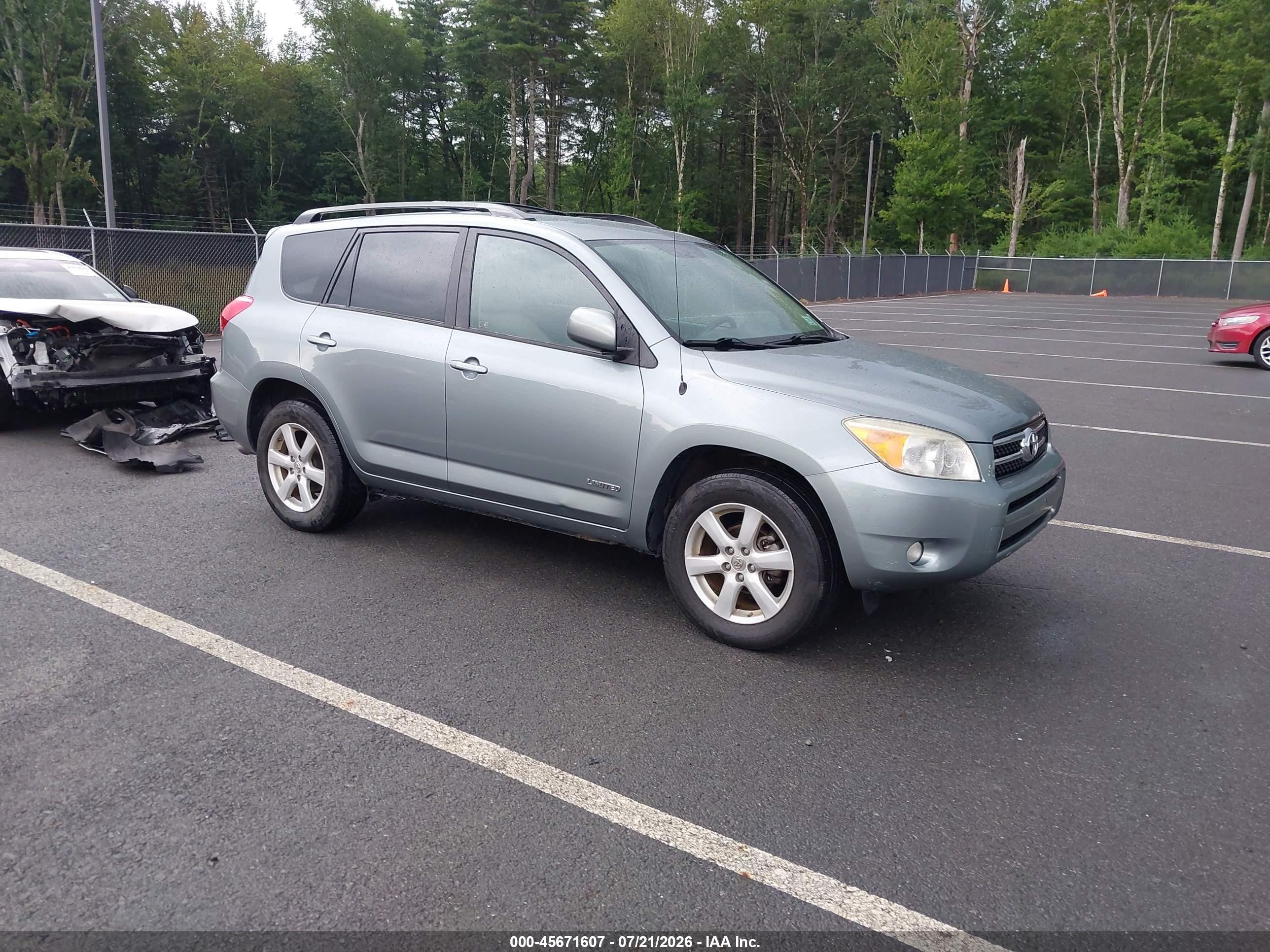 2006 Toyota Rav4 Limited Light Blue vin: JTMBD31V165023064
