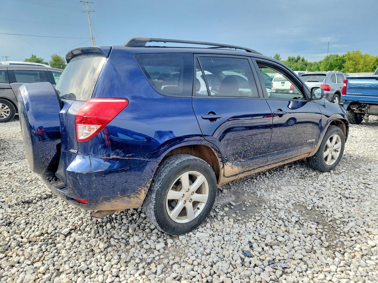 2006 Toyota Rav4 Limited Синий vin: JTMBD31V165033402