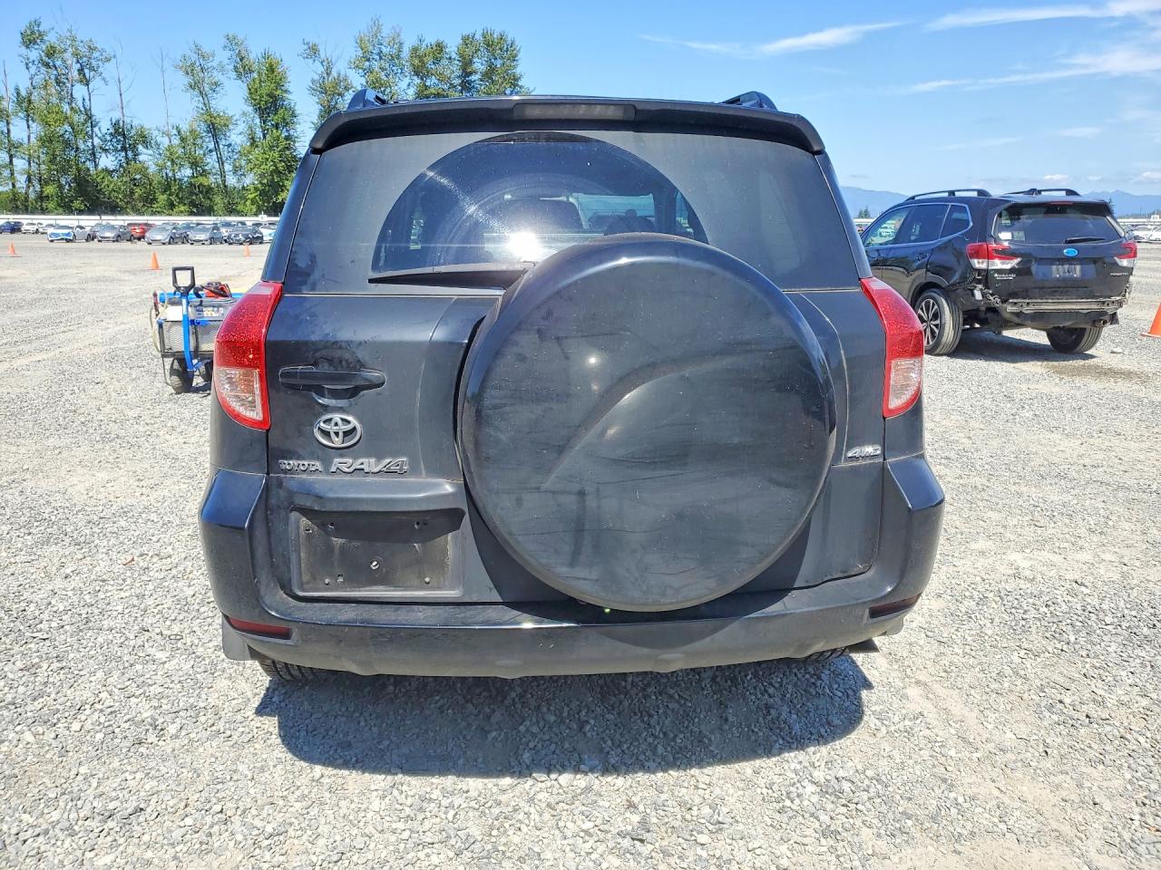 2006 Toyota Rav4 Limited Black vin: JTMBD31V166017422
