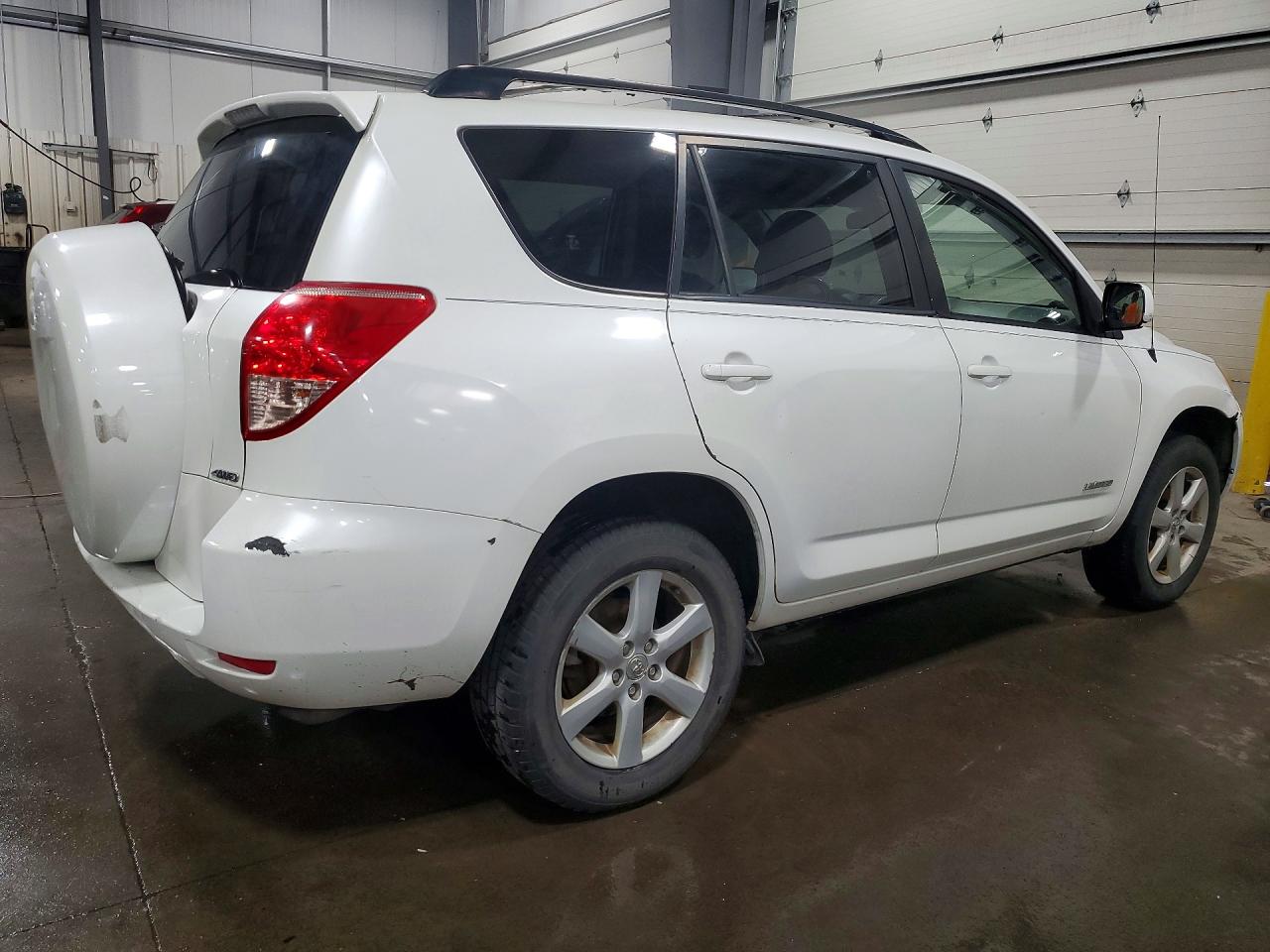 2007 Toyota Rav4 Limited White vin: JTMBD31V175068023