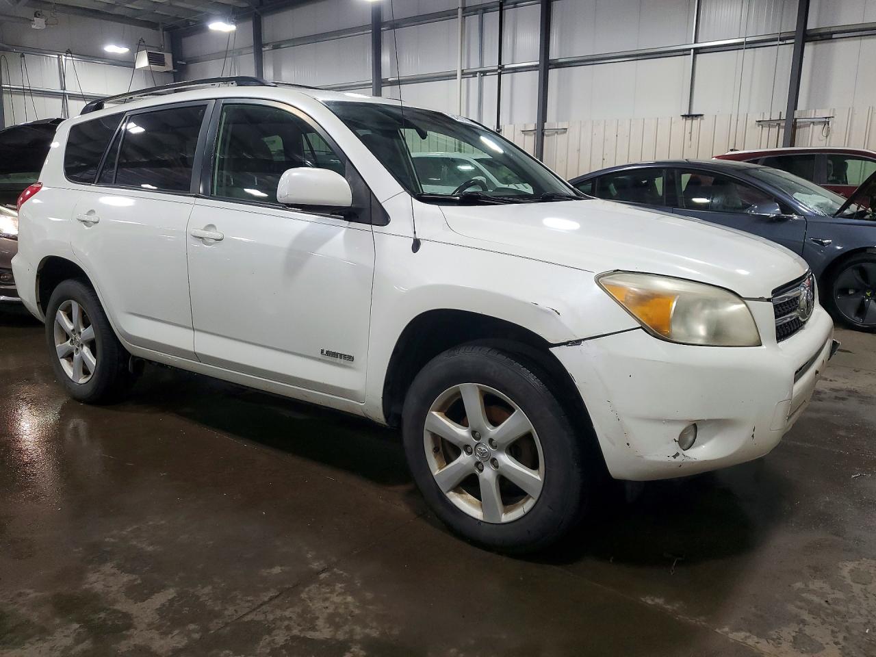 2007 Toyota Rav4 Limited White vin: JTMBD31V175068023