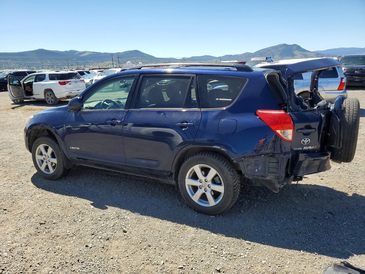 2007 Toyota Rav4 Limited Blue vin: JTMBD31V175110495