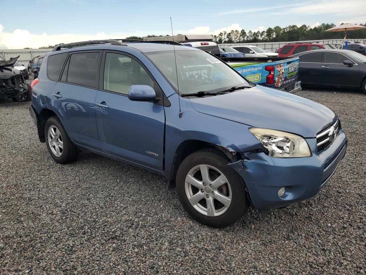 2008 Toyota Rav4 Limited Blue vin: JTMBD31V185131462