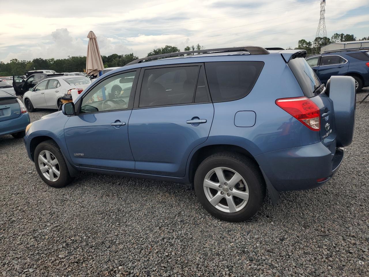 2008 Toyota Rav4 Limited Blue vin: JTMBD31V185131462
