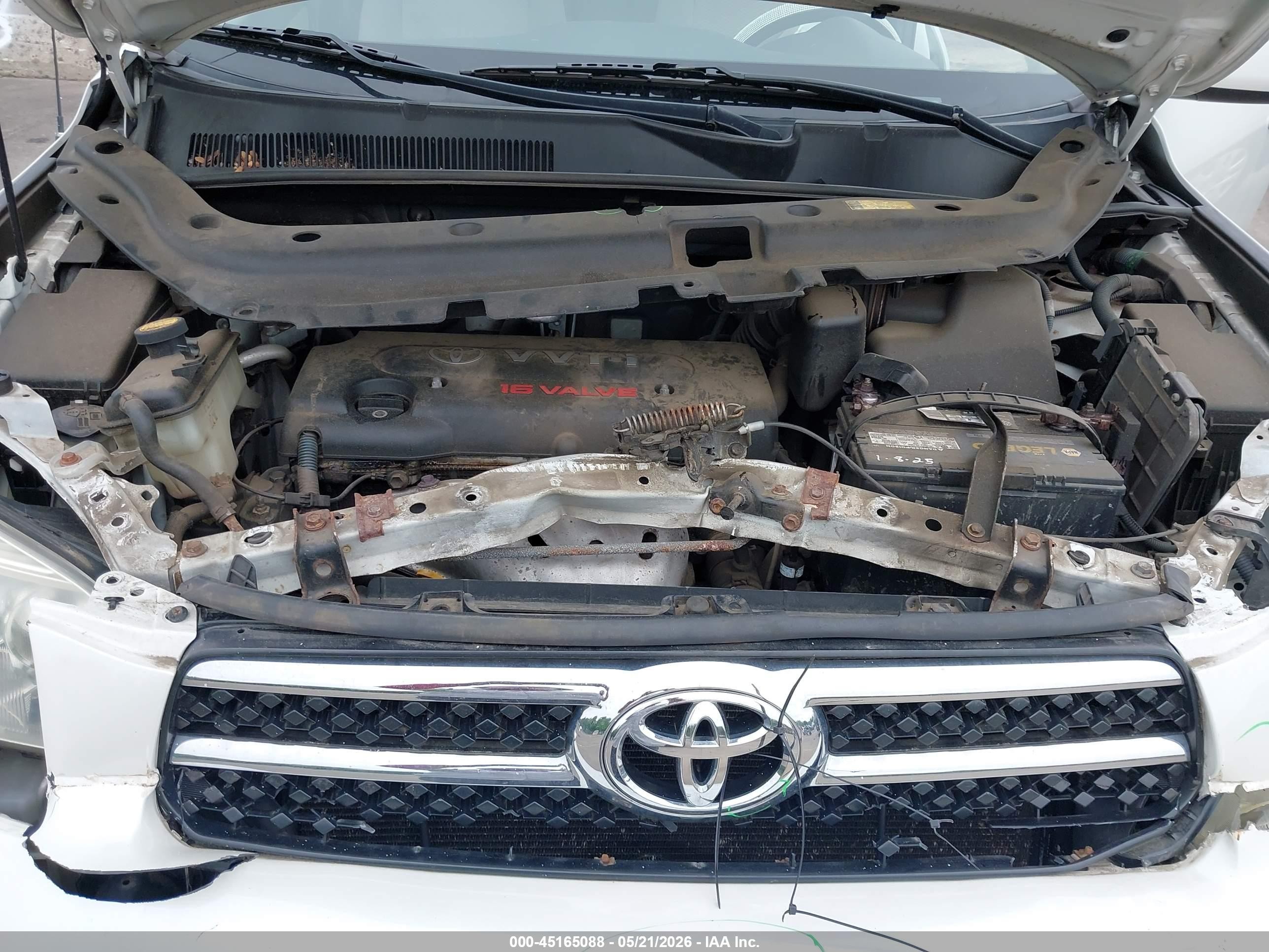 2008 Toyota Rav4 Limited White vin: JTMBD31V185173470