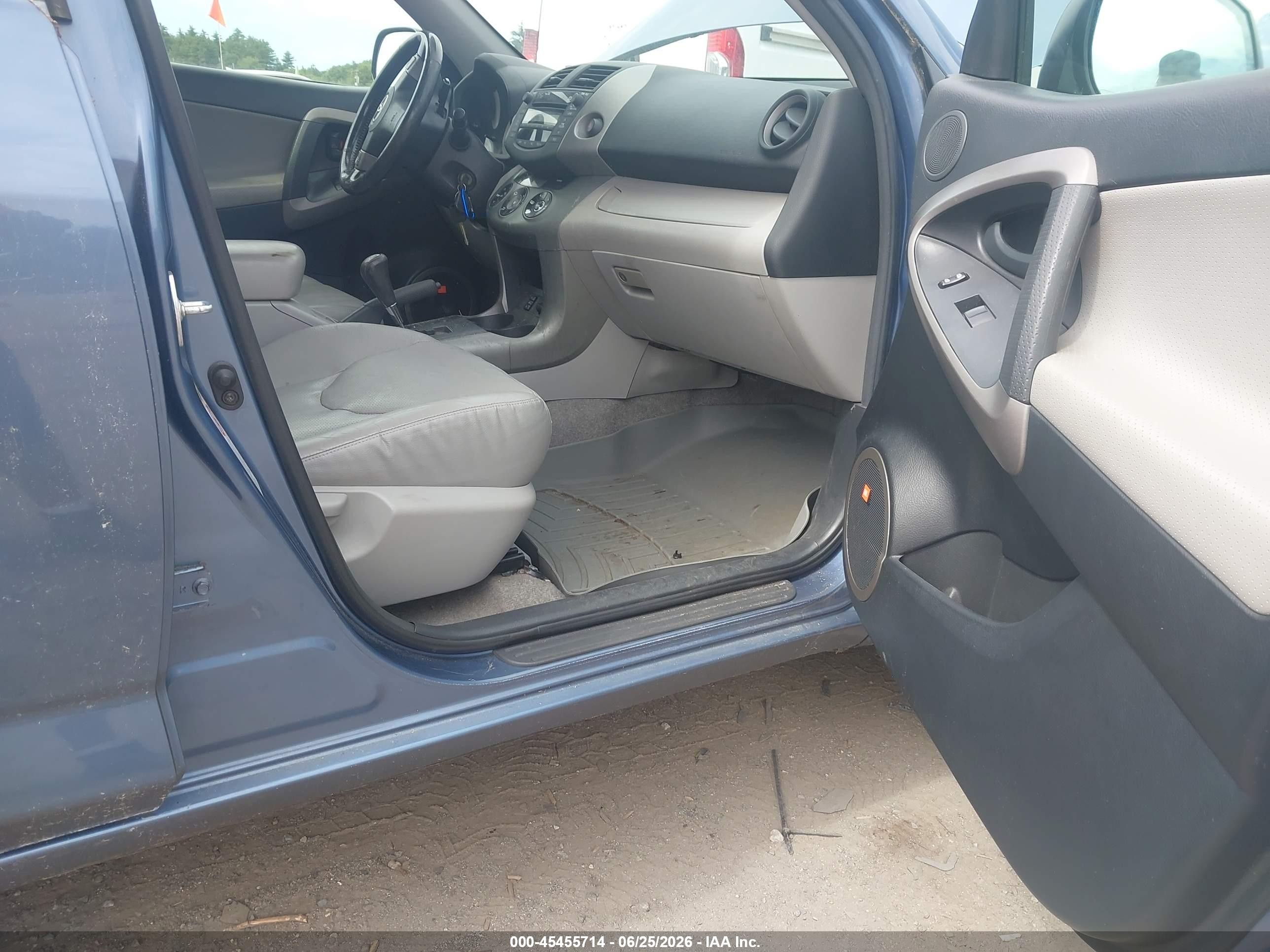 2008 Toyota Rav4 Limited Light Blue vin: JTMBD31V185207830