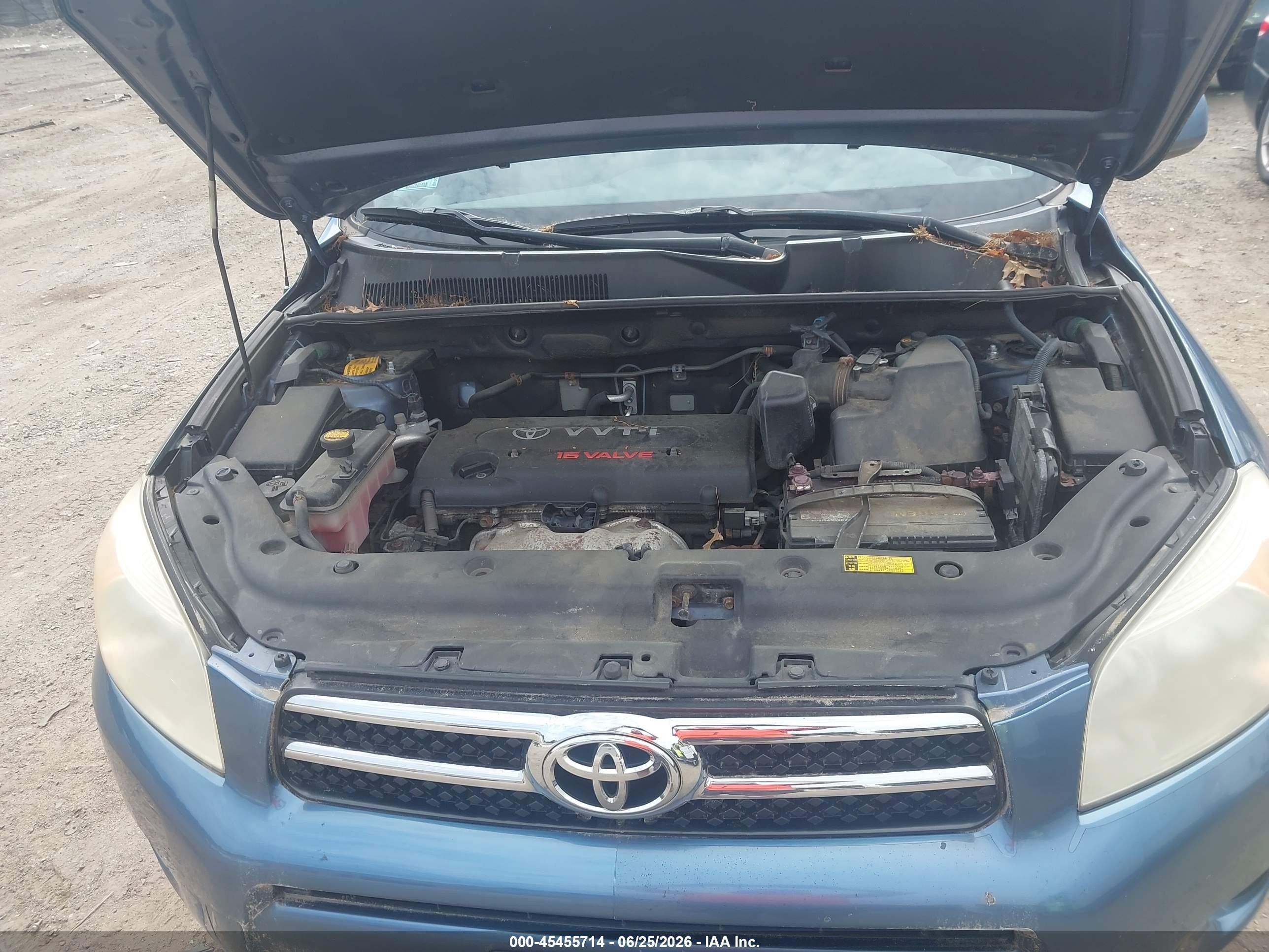 2008 Toyota Rav4 Limited Light Blue vin: JTMBD31V185207830