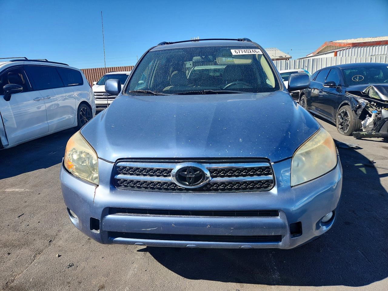2008 Toyota Rav4 Limited Blue vin: JTMBD31V186078644
