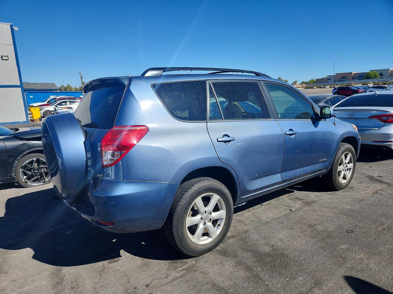 2008 Toyota Rav4 Limited Blue vin: JTMBD31V186078644