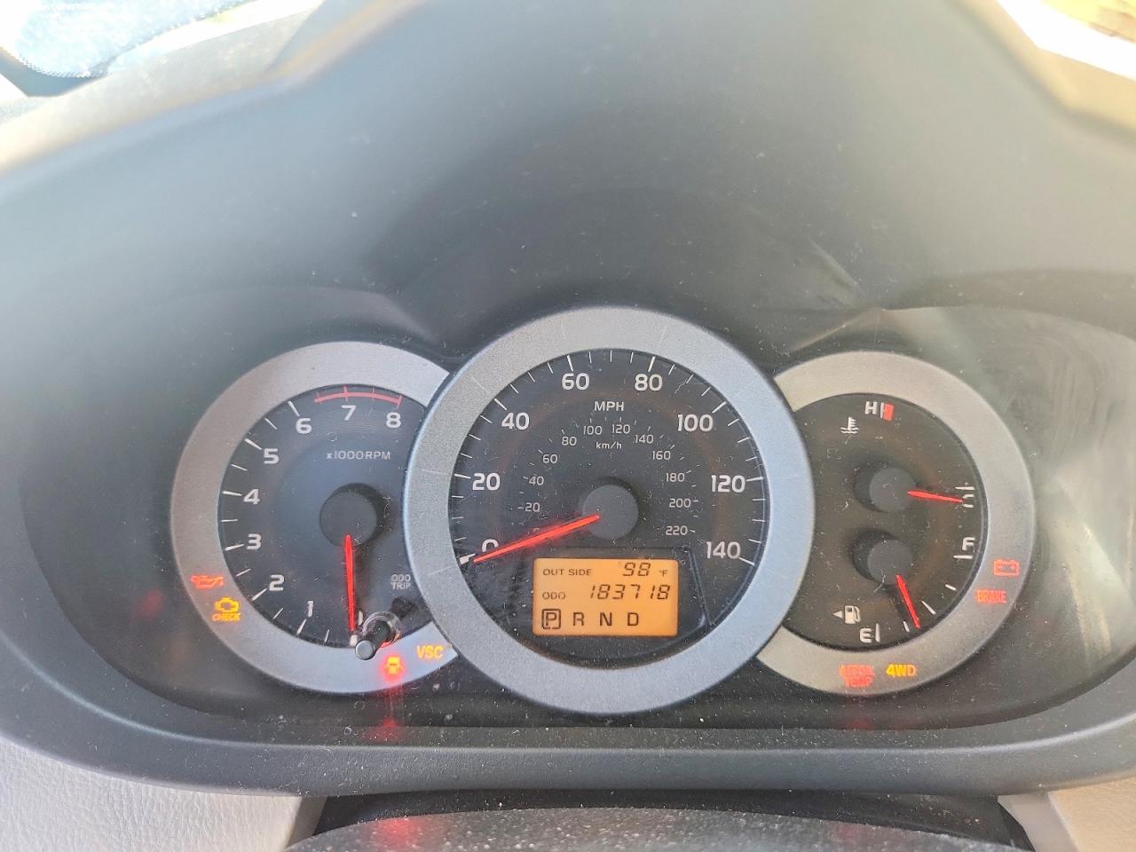 2008 Toyota Rav4 Limited Blue vin: JTMBD31V186078644