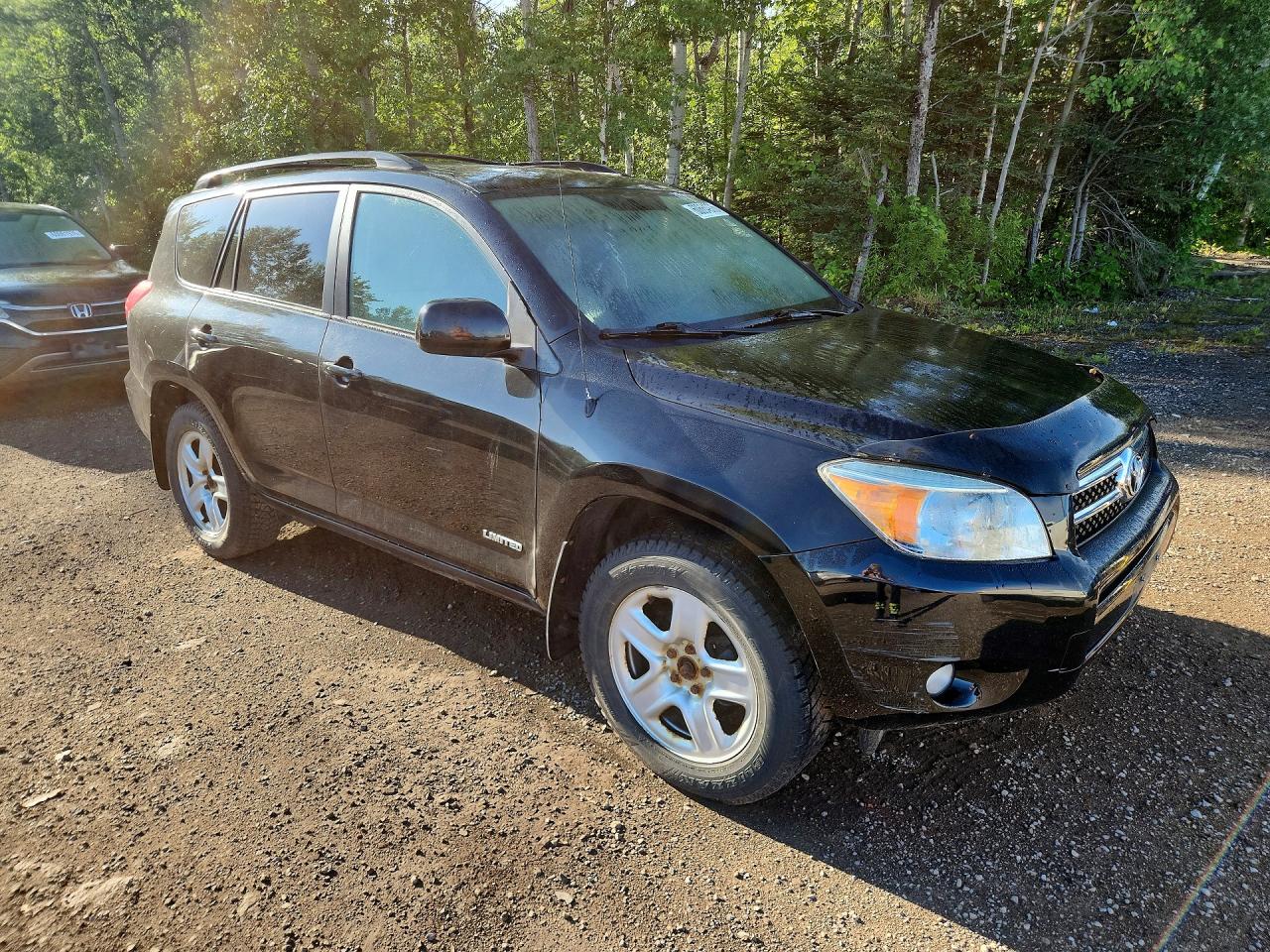 2008 Toyota Rav4 Limited Black vin: JTMBD31V186085738