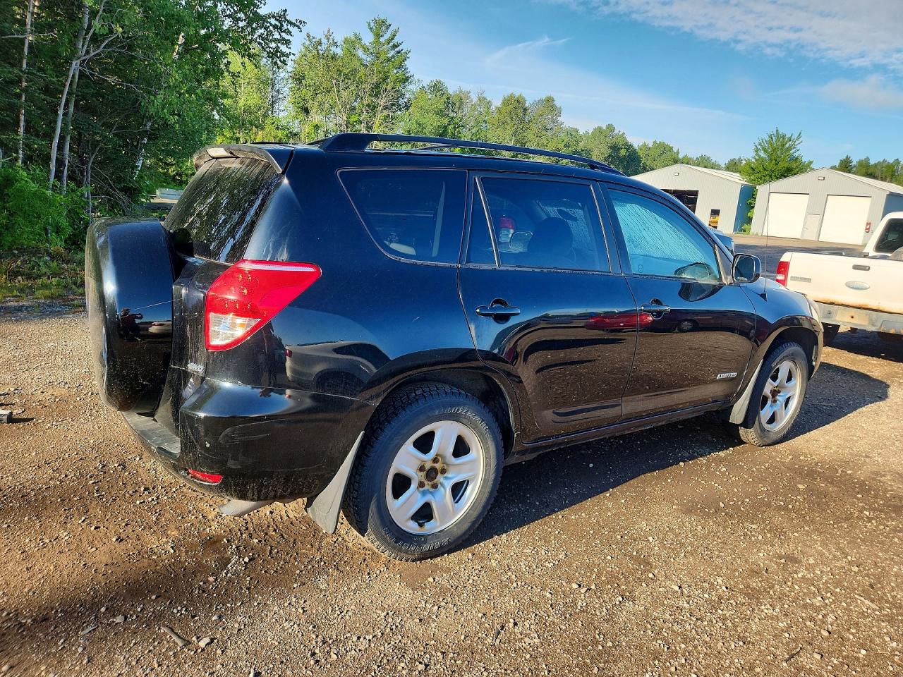 2008 Toyota Rav4 Limited Black vin: JTMBD31V186085738