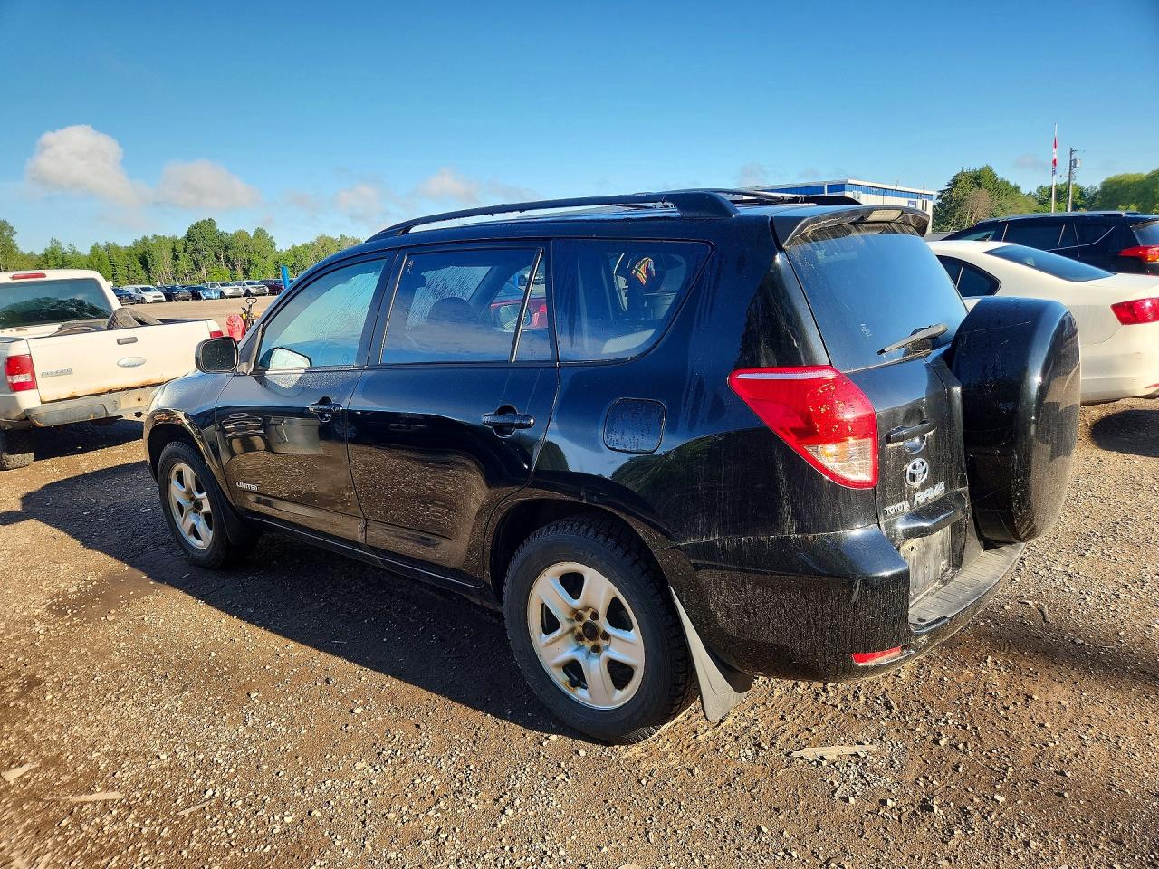 2008 Toyota Rav4 Limited Black vin: JTMBD31V186085738