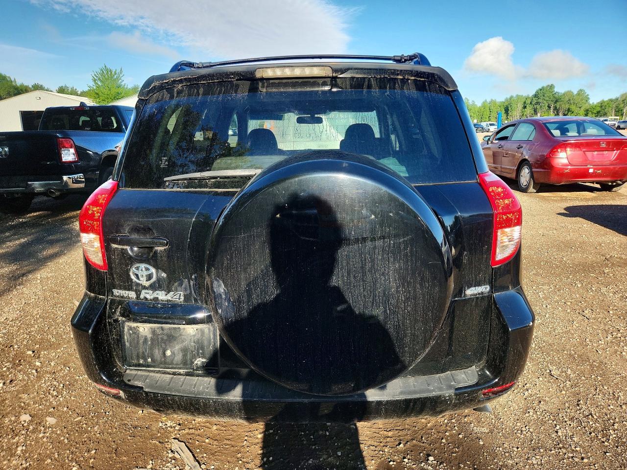 2008 Toyota Rav4 Limited Black vin: JTMBD31V186085738