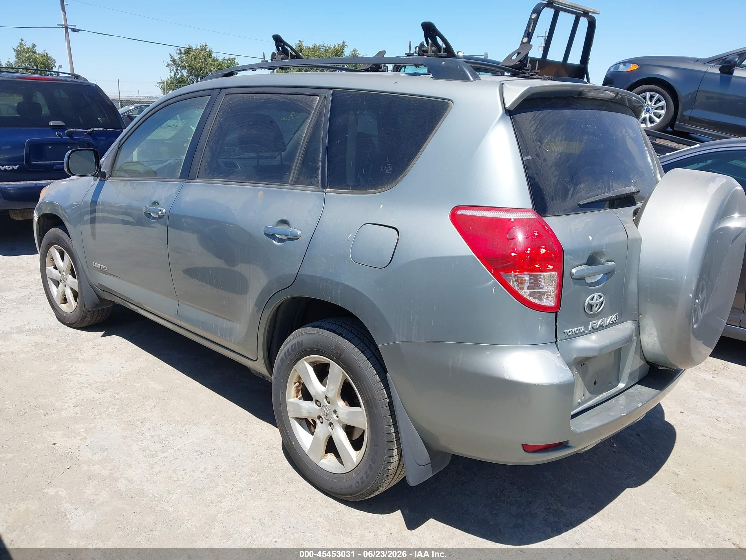 2008 Toyota Rav4 Limited Gray vin: JTMBD31V186086789