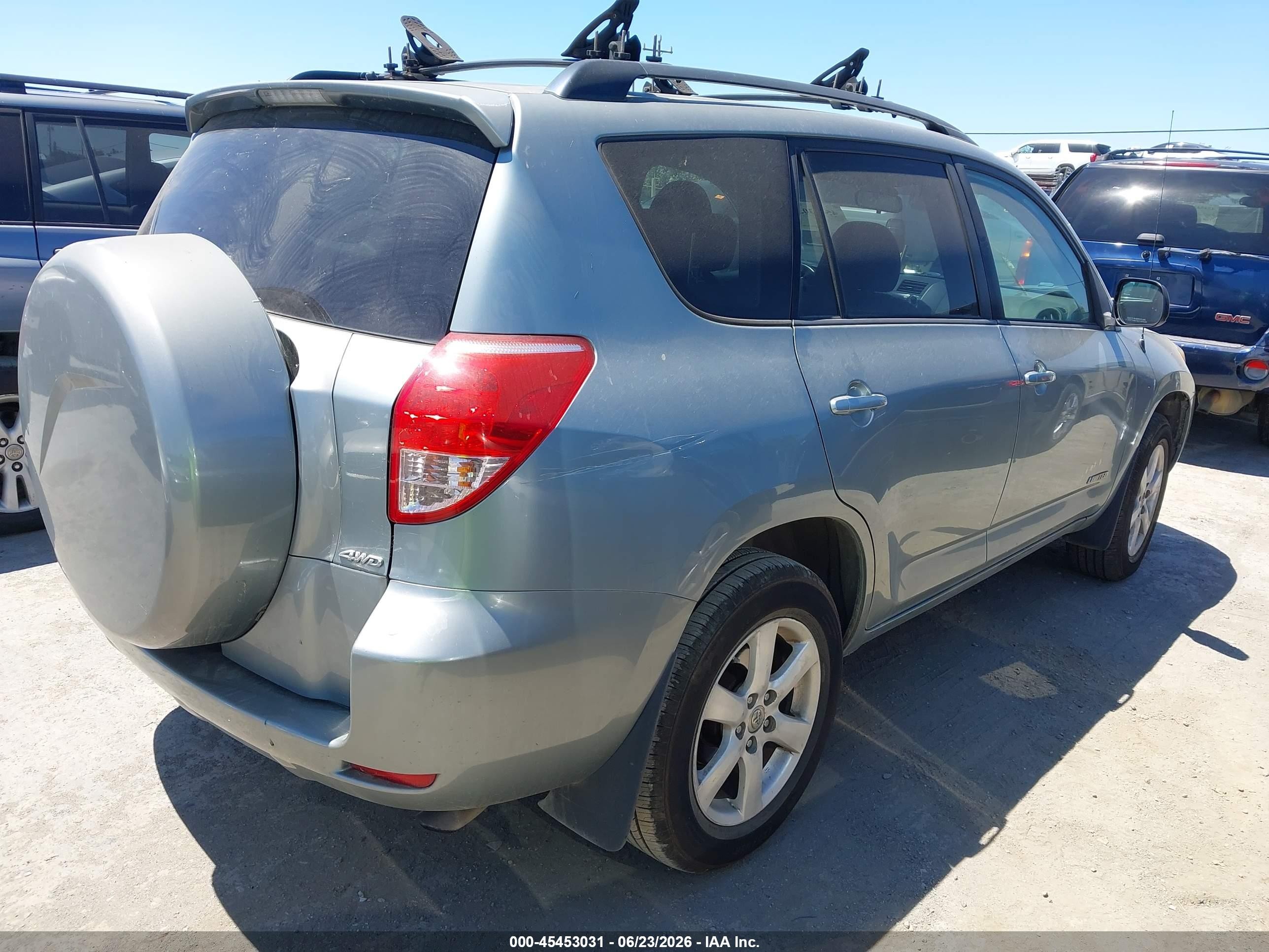 2008 Toyota Rav4 Limited Gray vin: JTMBD31V186086789
