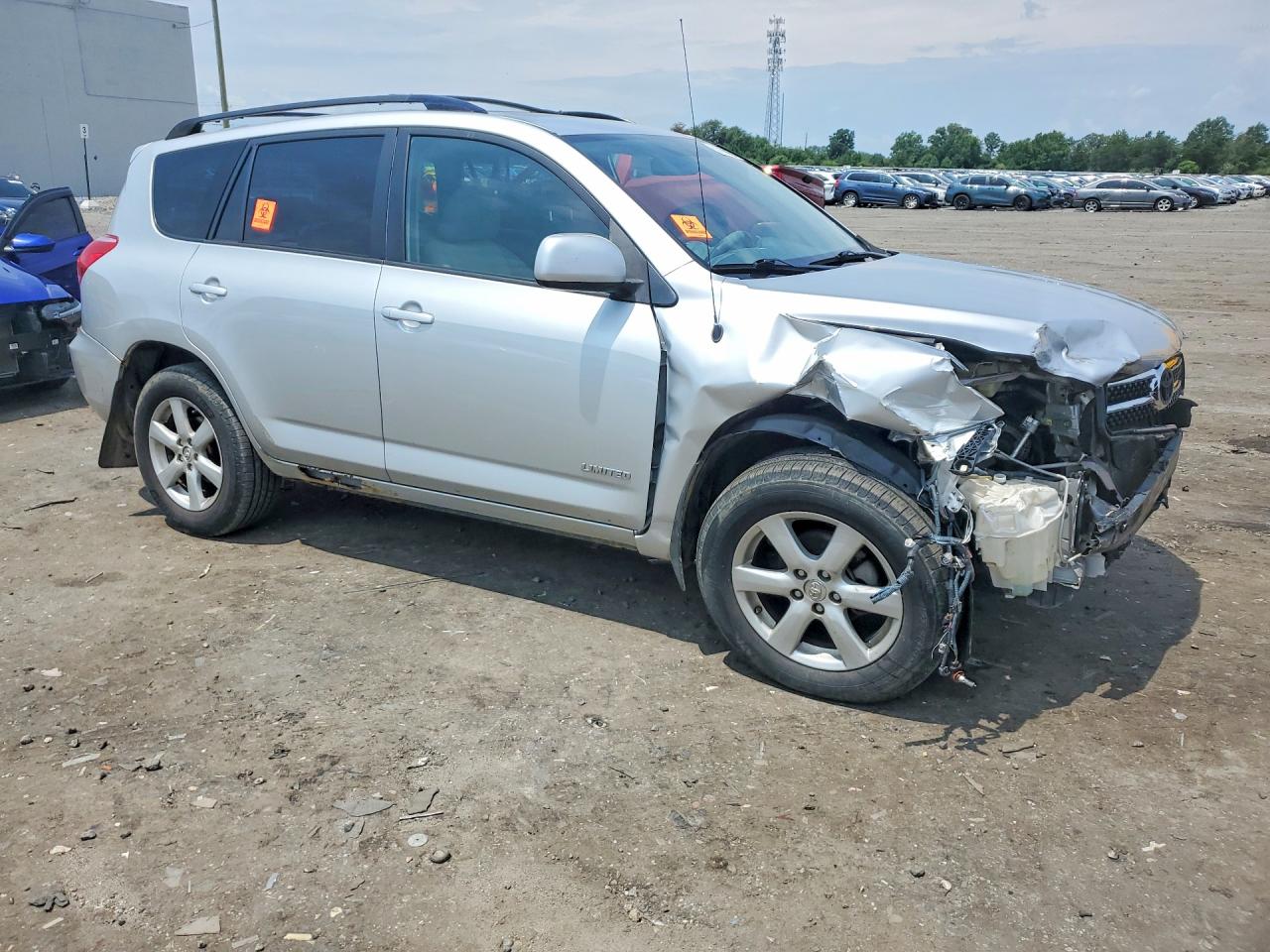 2006 Toyota Rav4 Limited Silver vin: JTMBD31V265017189