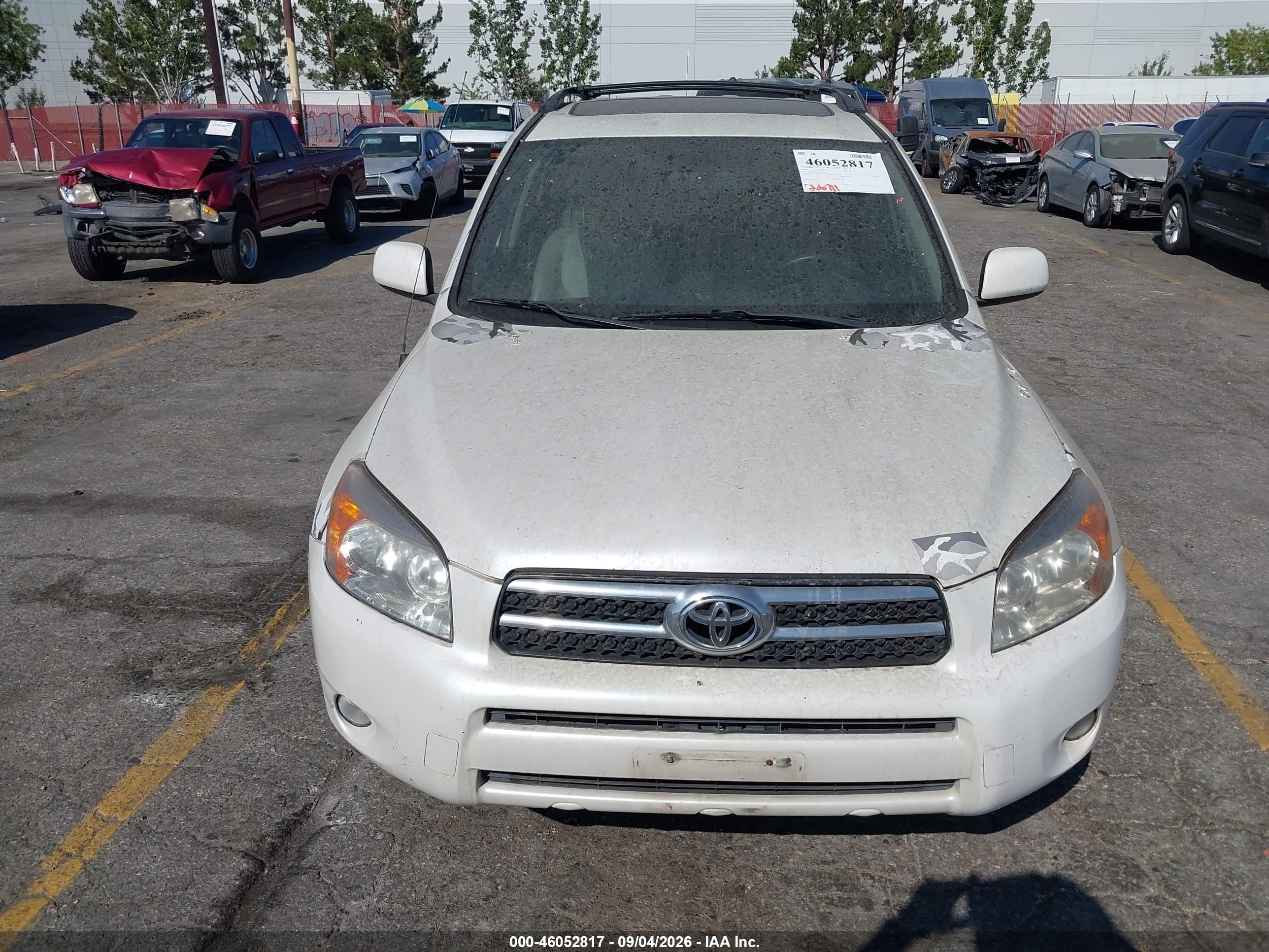 2006 Toyota Rav4 Limited Белый vin: JTMBD31V265043761