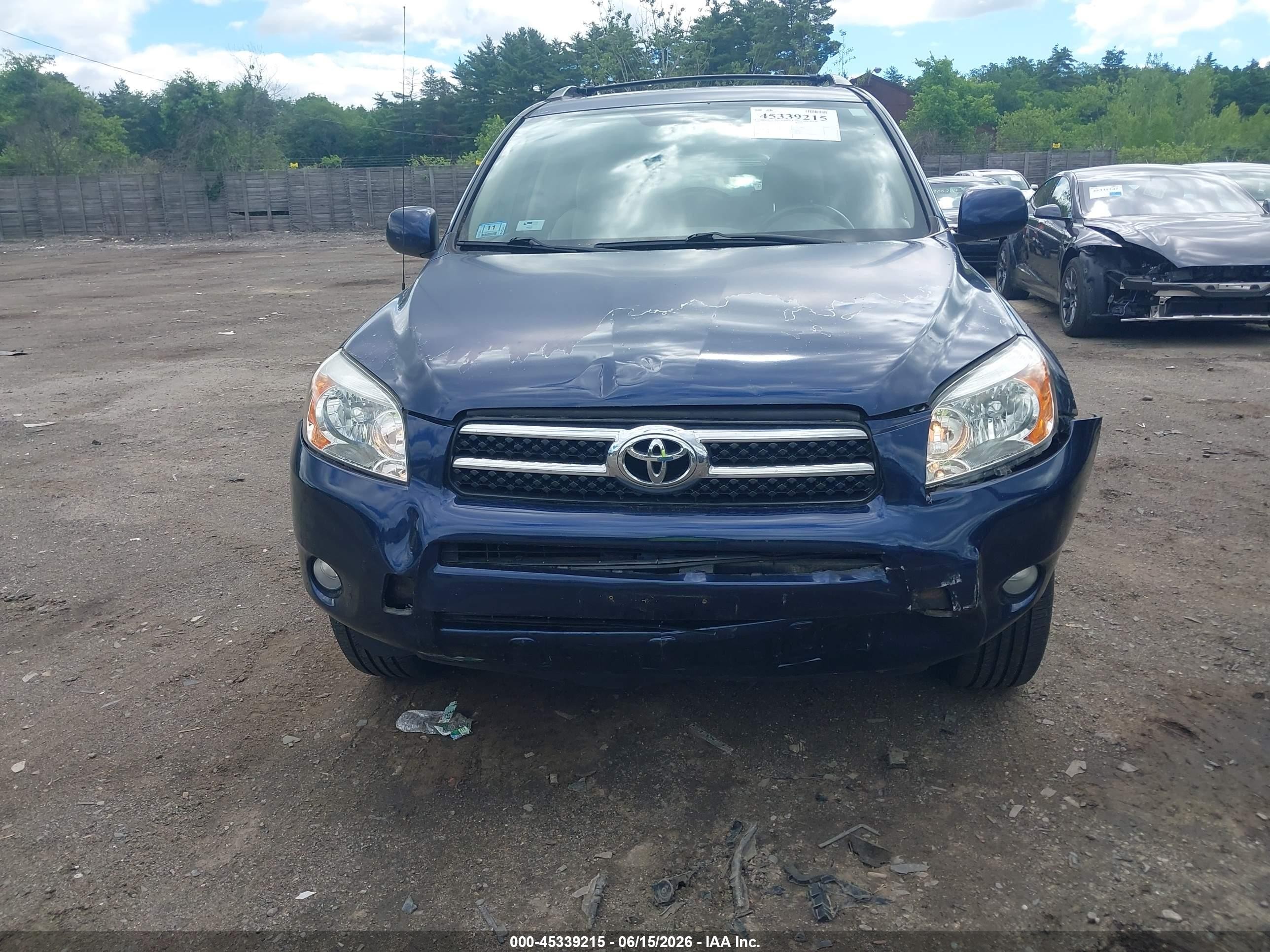 2006 Toyota Rav4 Limited Dark Blue vin: JTMBD31V265048233