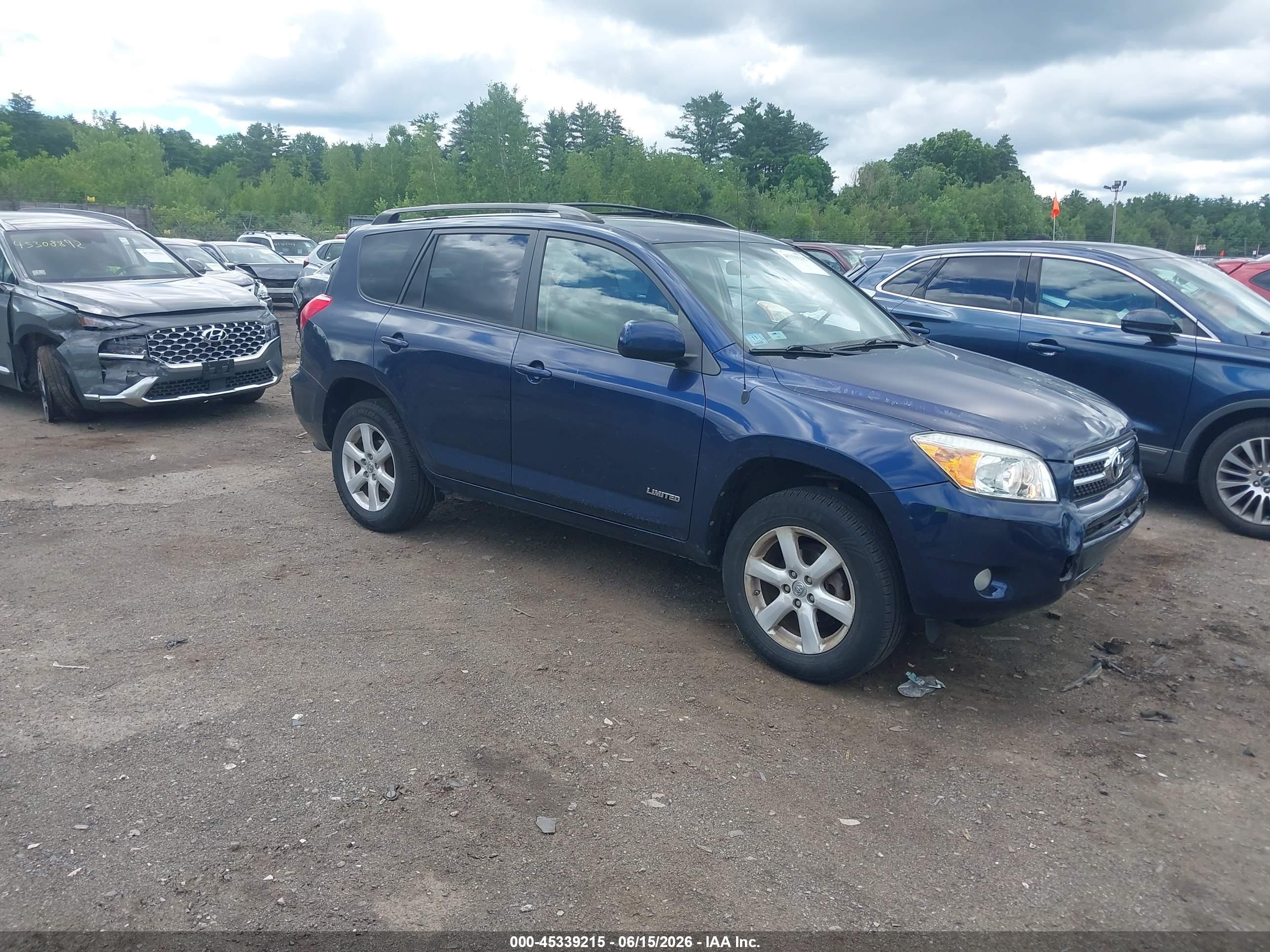 2006 Toyota Rav4 Limited Dark Blue vin: JTMBD31V265048233