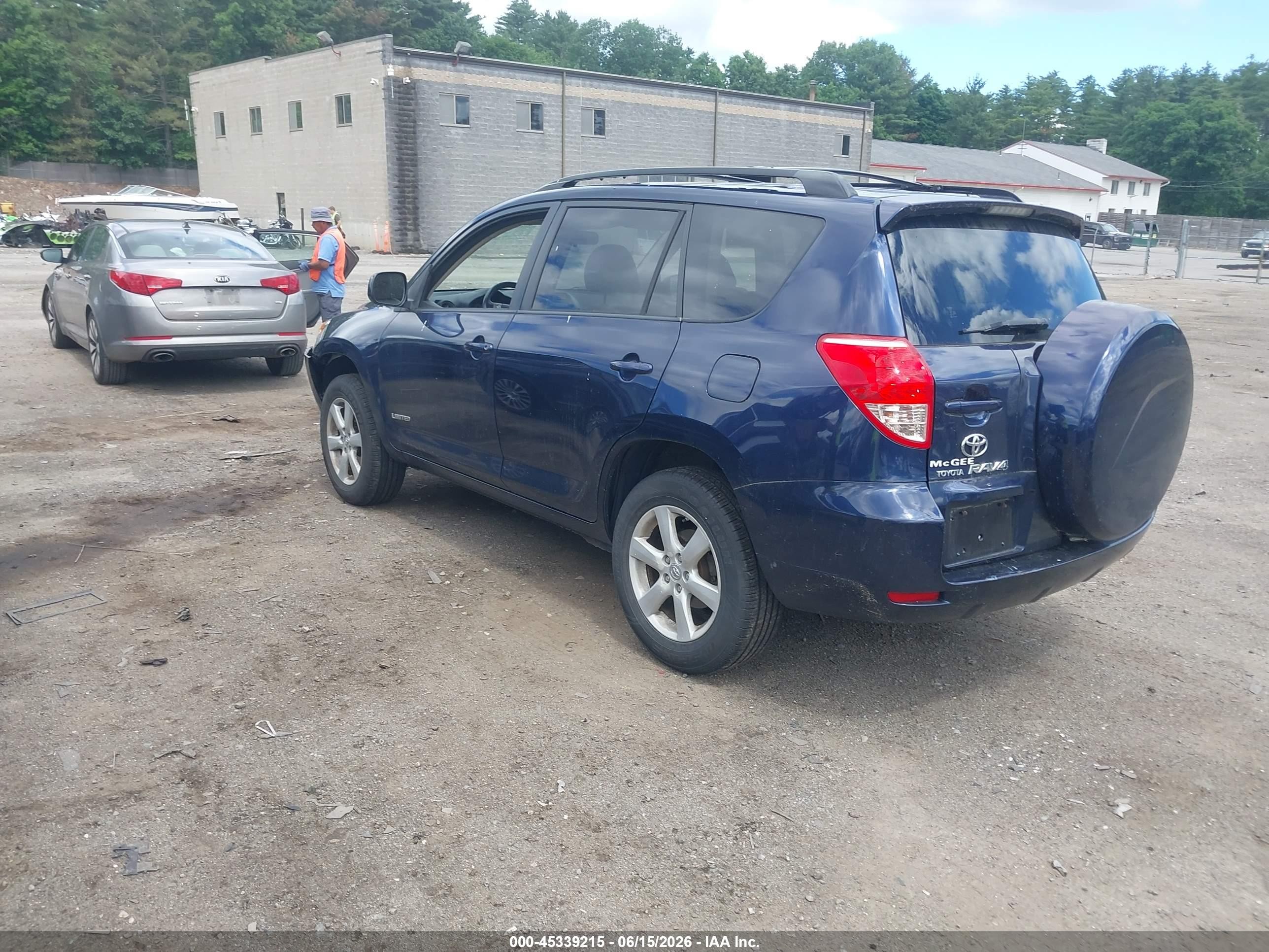 2006 Toyota Rav4 Limited Dark Blue vin: JTMBD31V265048233