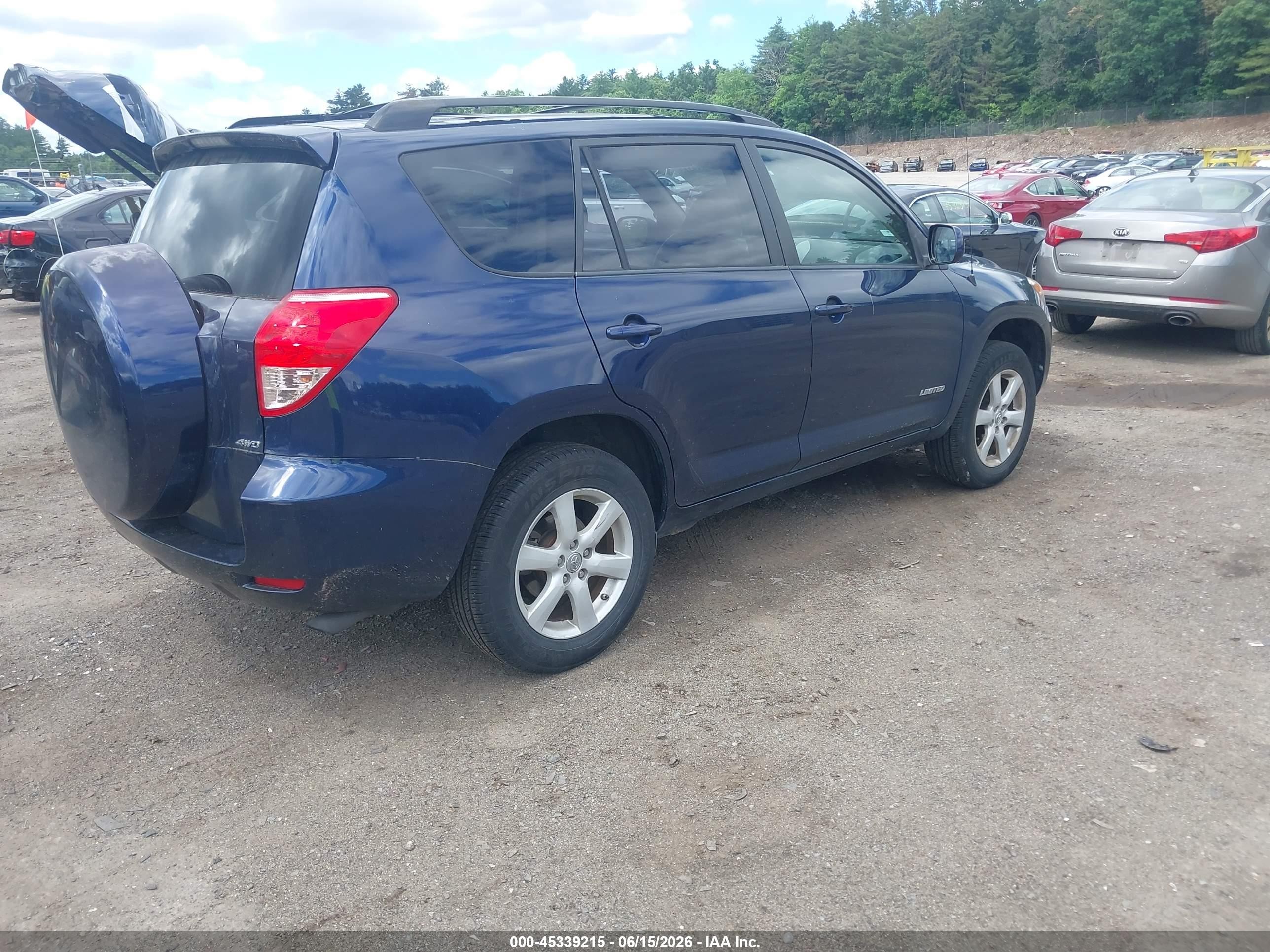 2006 Toyota Rav4 Limited Dark Blue vin: JTMBD31V265048233