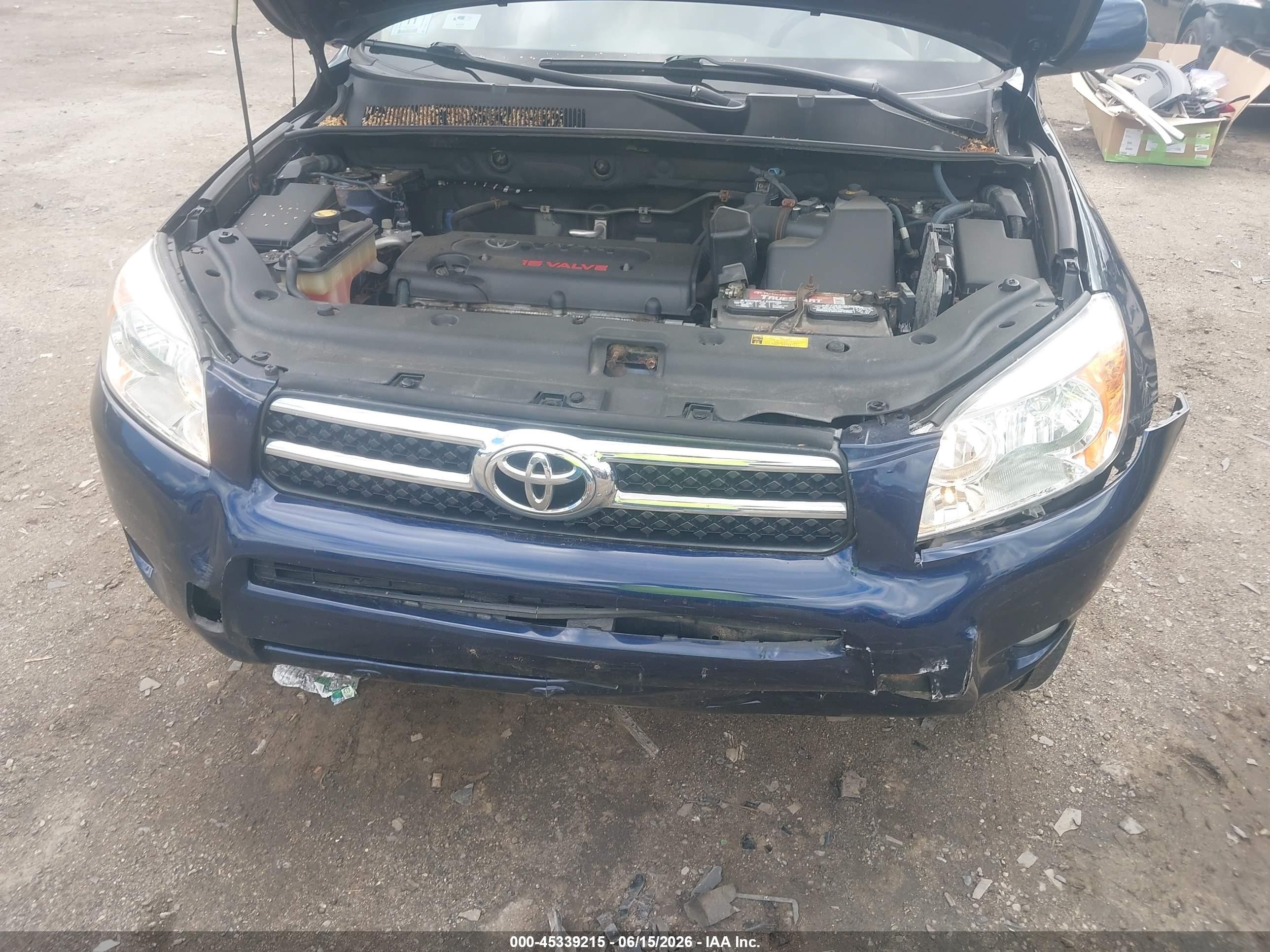 2006 Toyota Rav4 Limited Dark Blue vin: JTMBD31V265048233