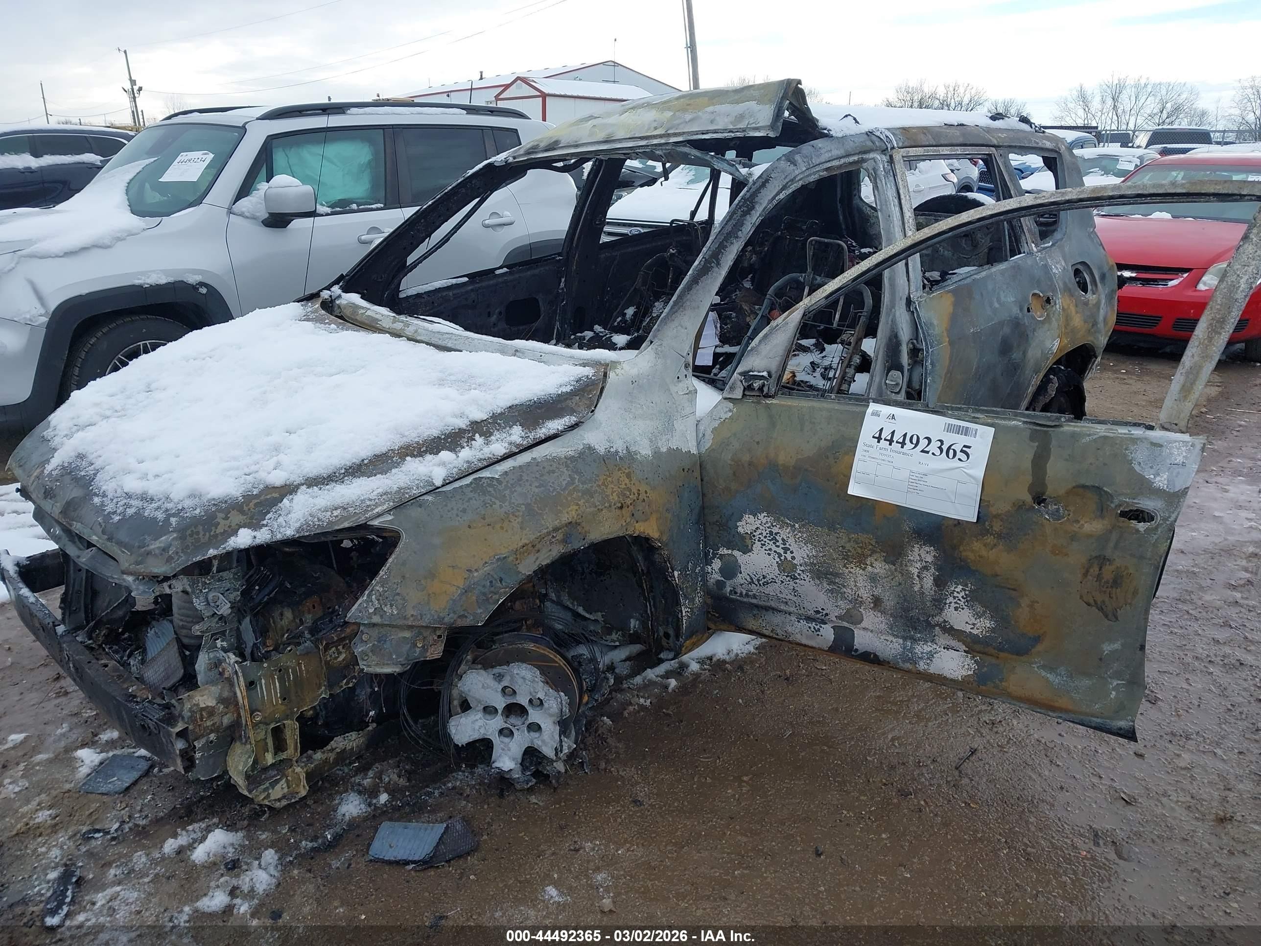 2008 Toyota Rav4 Limited White vin: JTMBD31V285173638