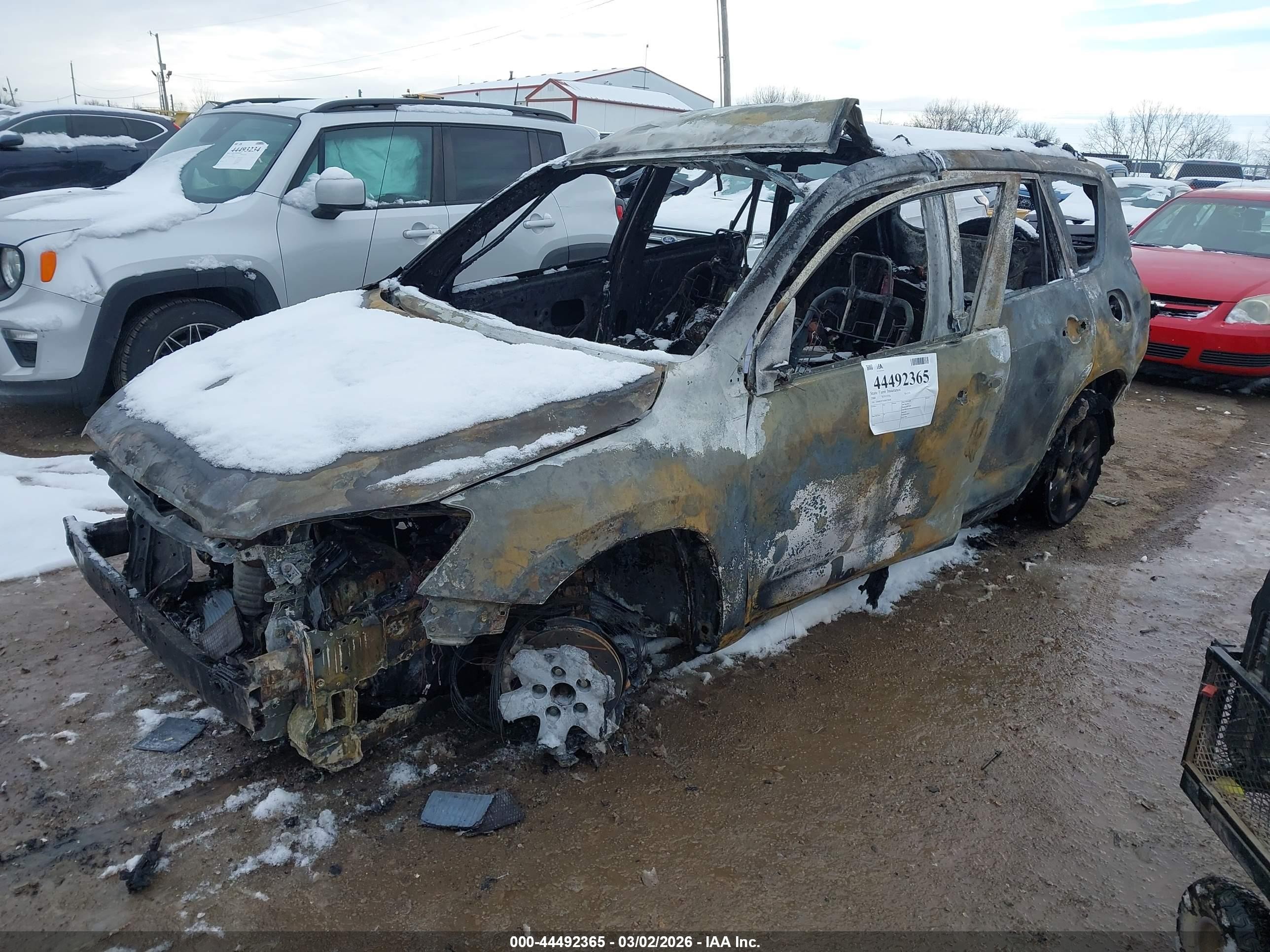 2008 Toyota Rav4 Limited White vin: JTMBD31V285173638