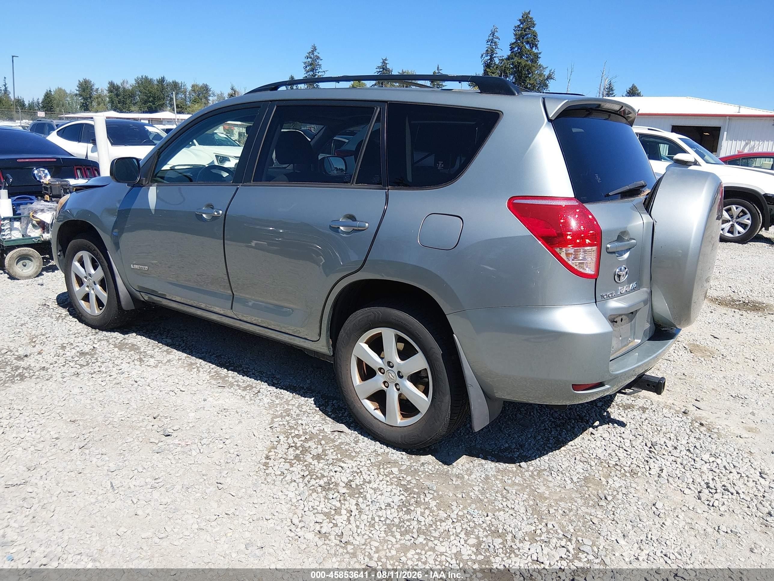 2007 Toyota Rav4 Limited Teal vin: JTMBD31V375109770