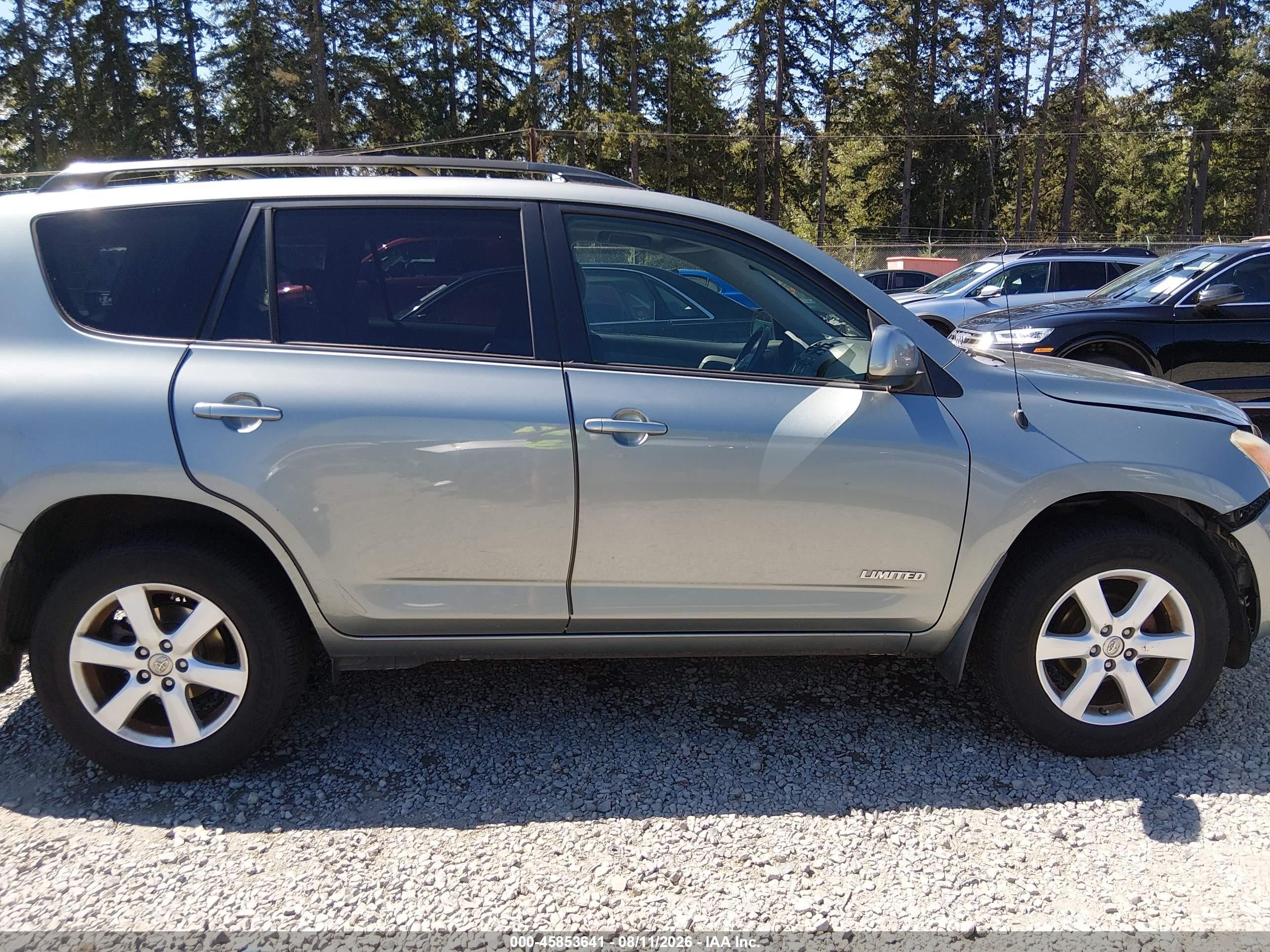 2007 Toyota Rav4 Limited Teal vin: JTMBD31V375109770