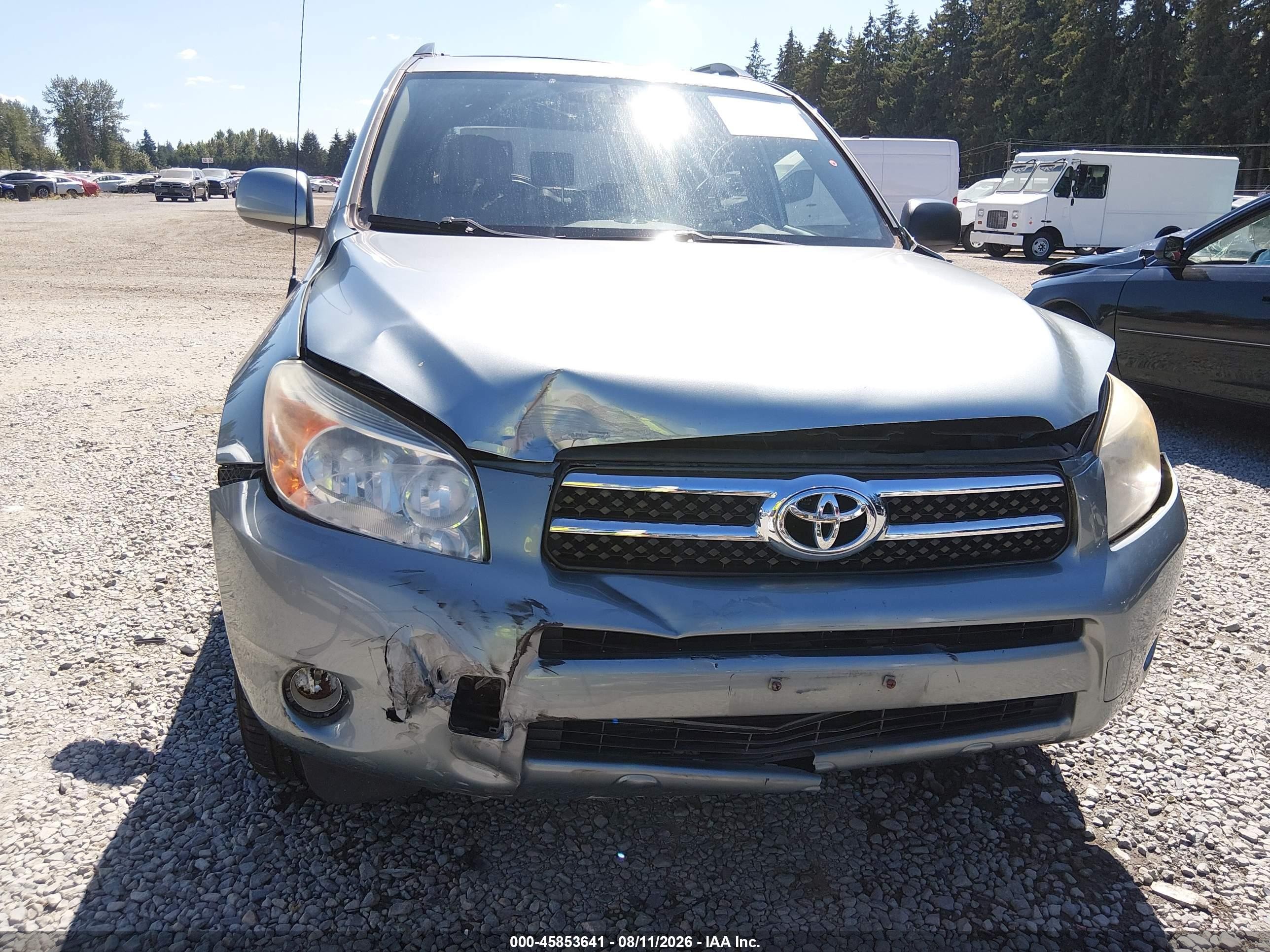 2007 Toyota Rav4 Limited Teal vin: JTMBD31V375109770