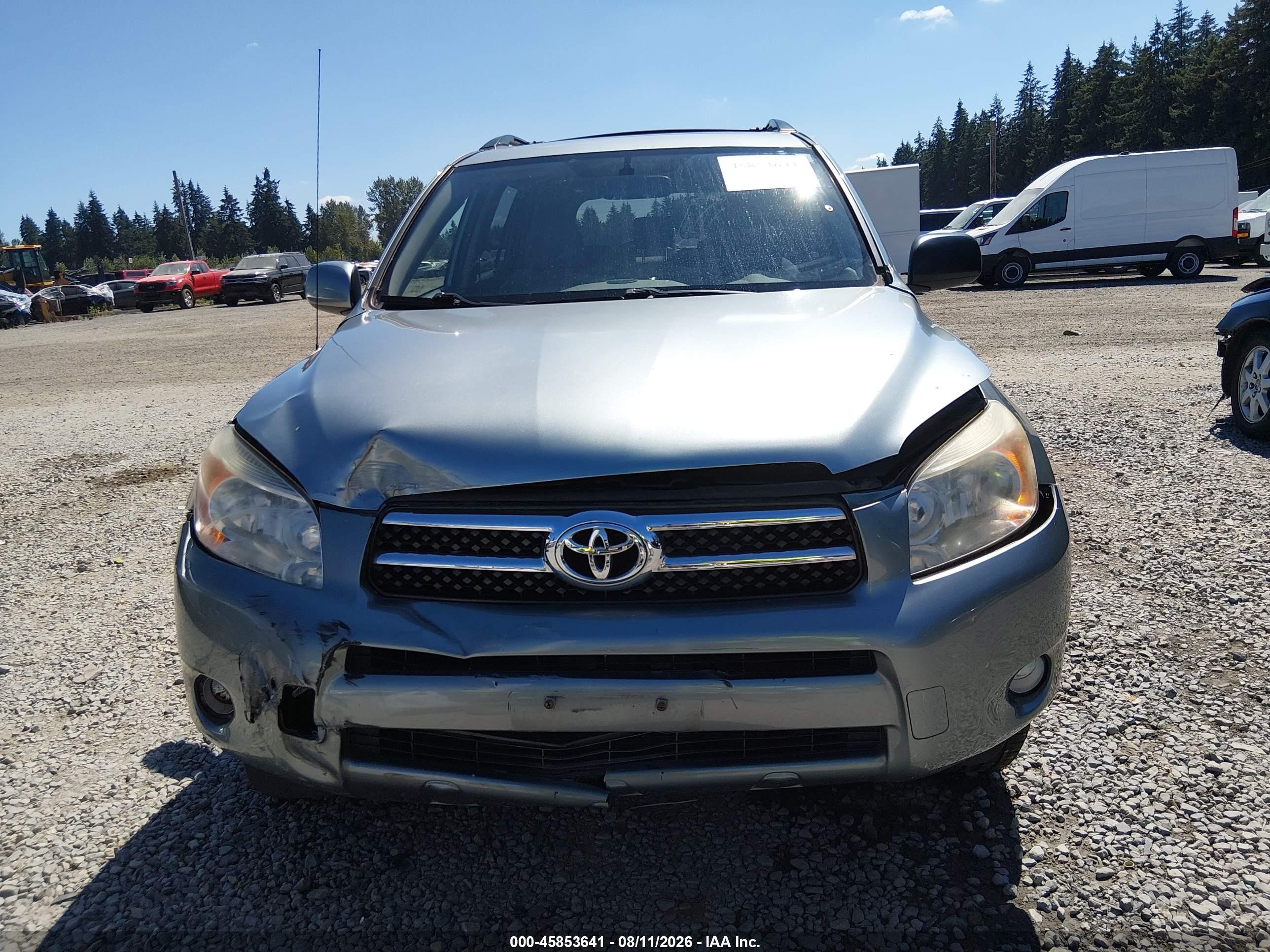 2007 Toyota Rav4 Limited Teal vin: JTMBD31V375109770