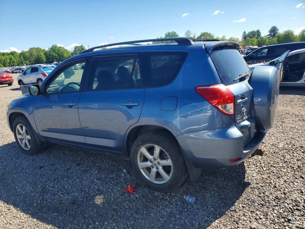 2007 Toyota Rav4 Limited Blue vin: JTMBD31V376027158