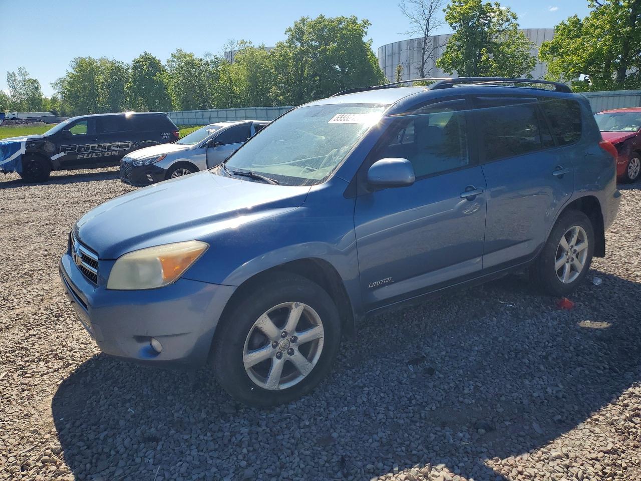 2007 Toyota Rav4 Limited Blue vin: JTMBD31V376027158