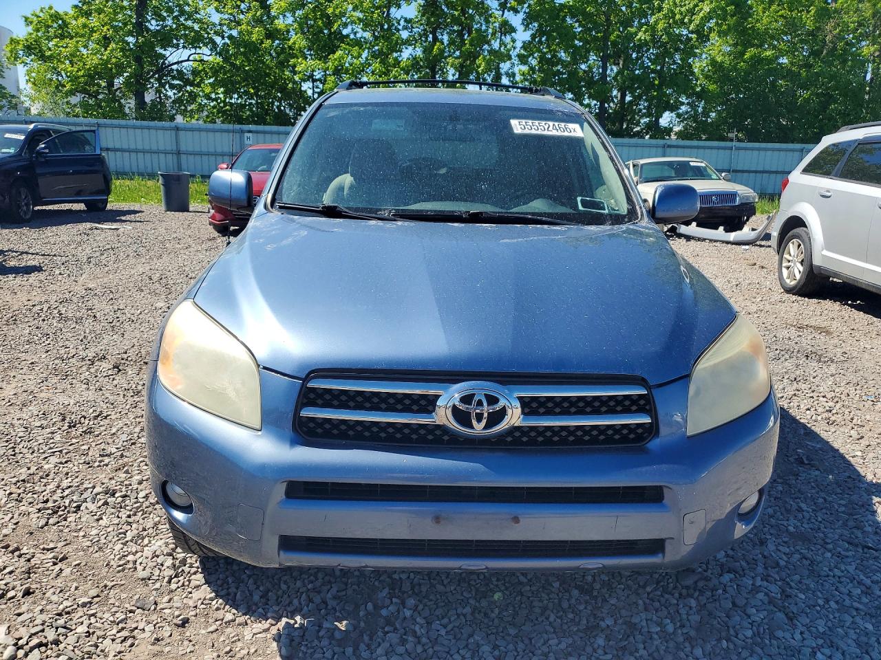 2007 Toyota Rav4 Limited Blue vin: JTMBD31V376027158